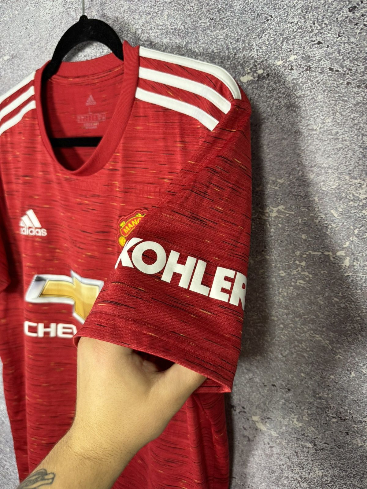 Adidas Manchester United 2020/21 Adidas Soccer Jersey Large Size US L / EU 52-54 / 3 - 7 Thumbnail