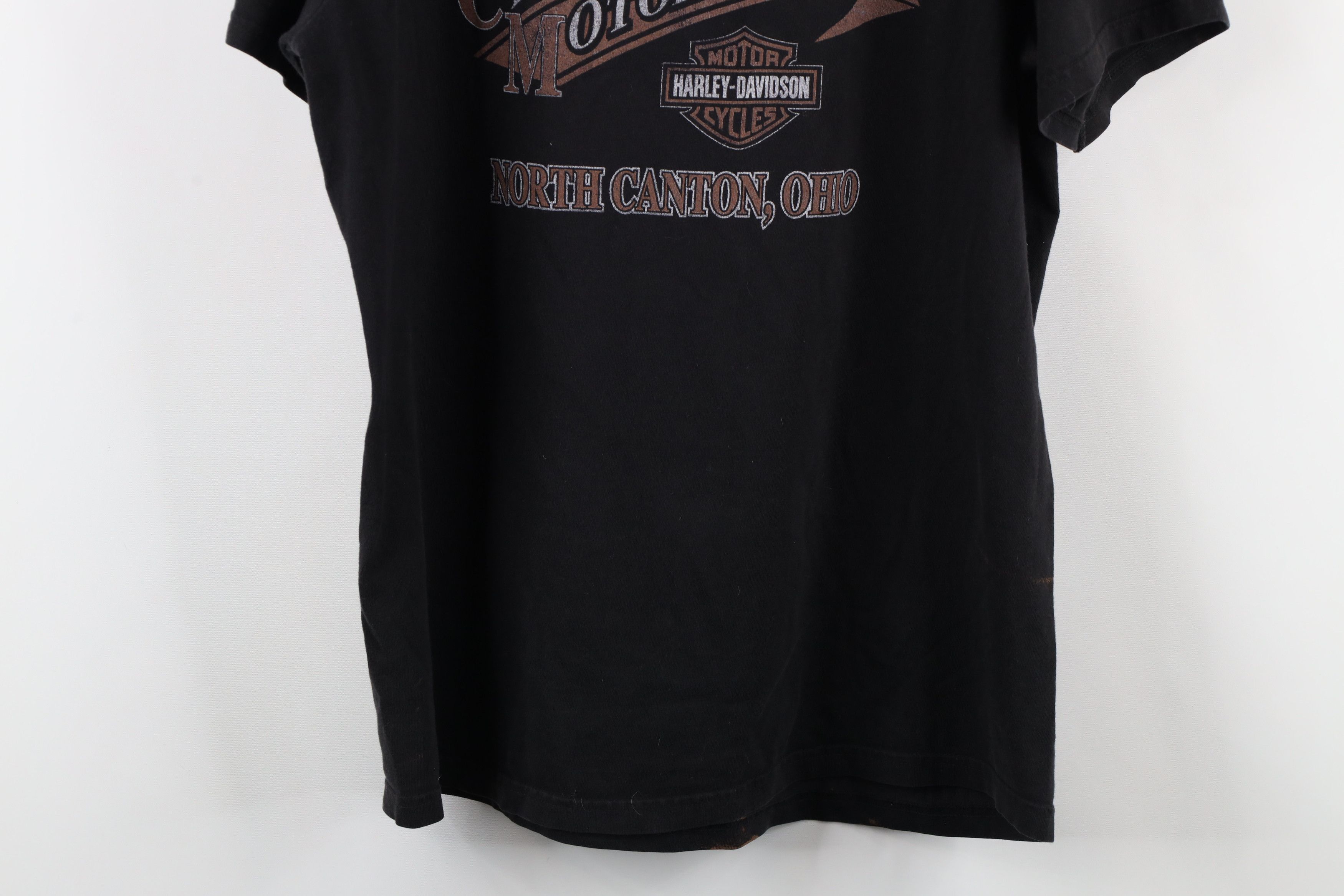 Harley Davidson × Vintage Vintage Y2K Harley Davidson Army Dog Tags Bleached T-Shirt Size US L / EU 52-54 / 3 - 15 Thumbnail