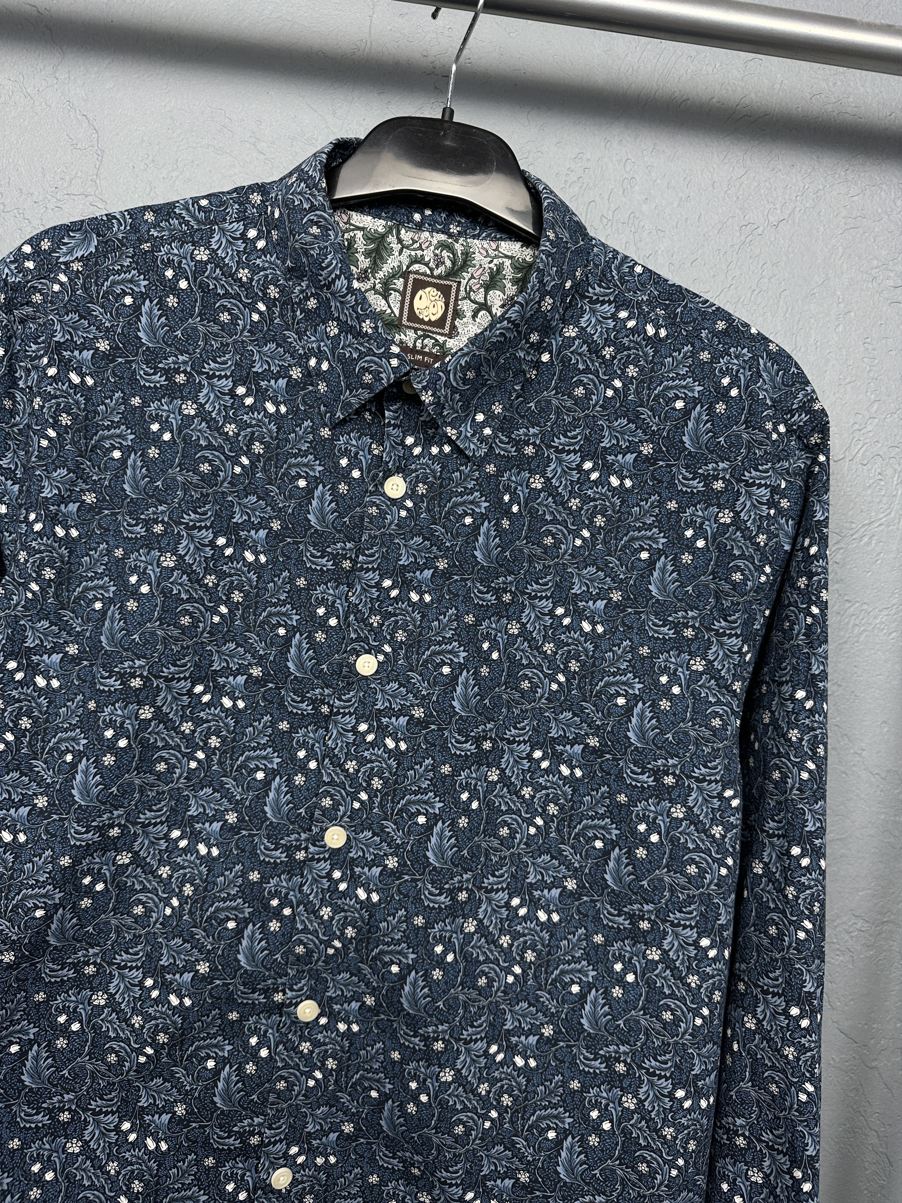 Pretty Green Pretty Green Mens Long Sleeve Shirt Size US L / EU 52-54 / 3 - 2 Thumbnail