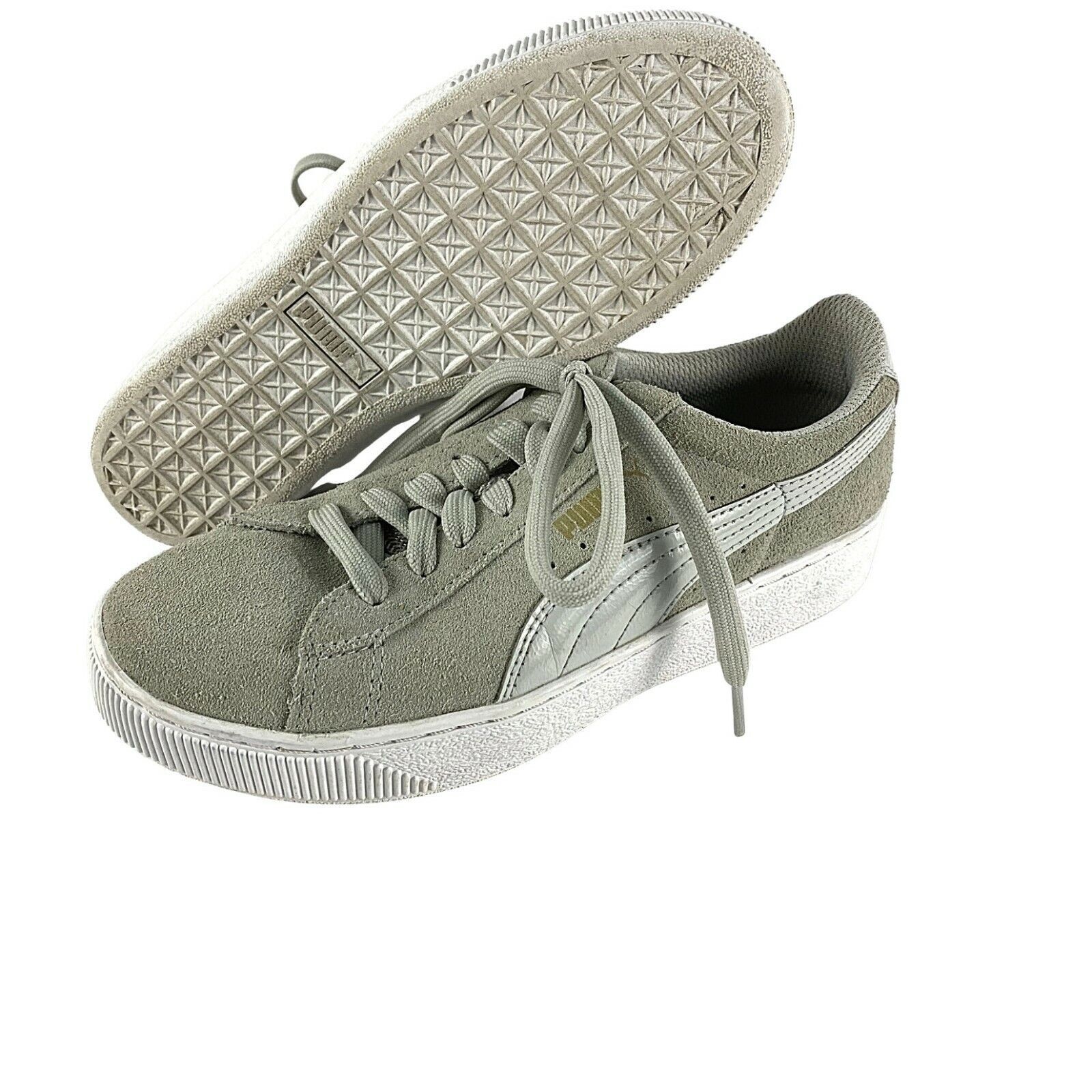 Puma Puma Suede Platform Vikky Sneakers Soft Foam Gray Size 6 Size US 6 / IT 36 - 8 Thumbnail