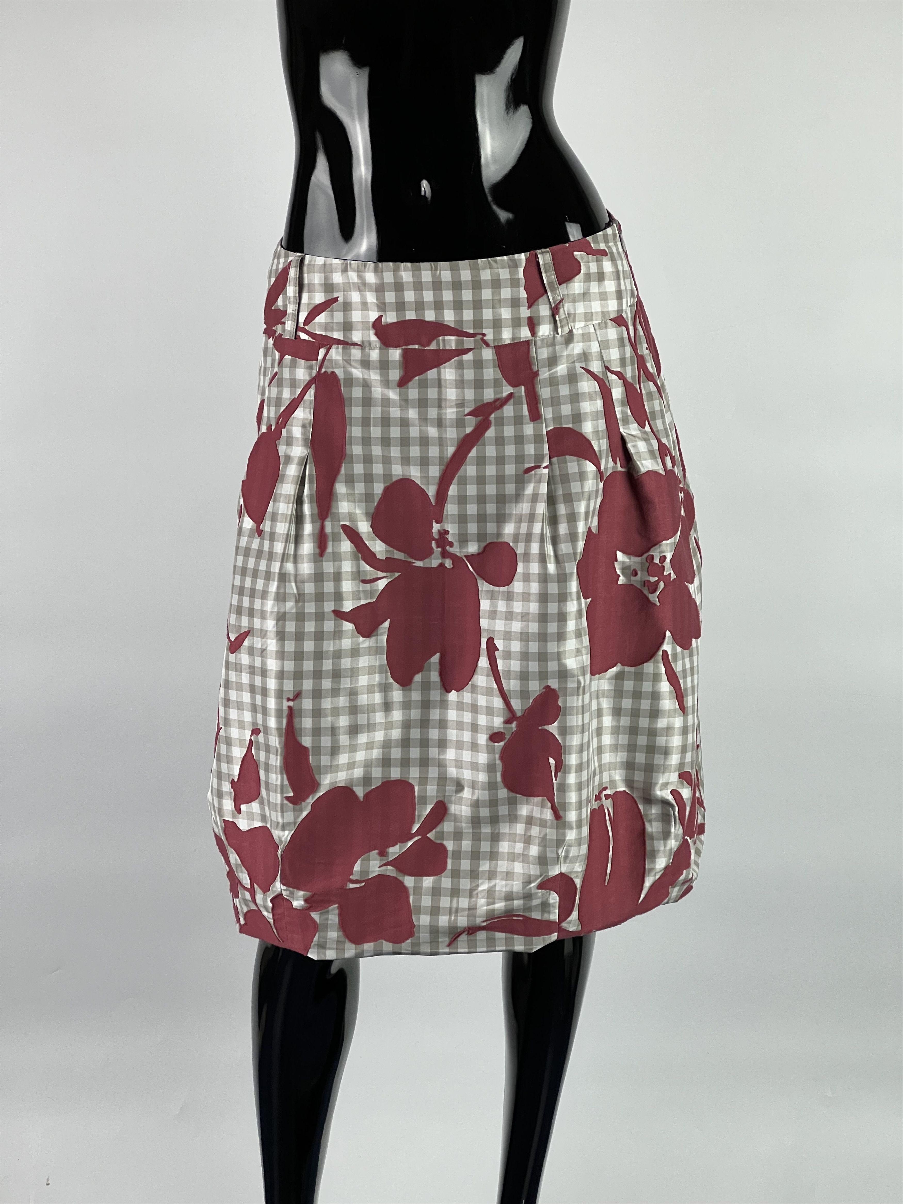 Peserico Peserico Sign Floral Print Midi Skirt Size IT42 Size 28" / US 6 / IT 42 - 1 Thumbnail