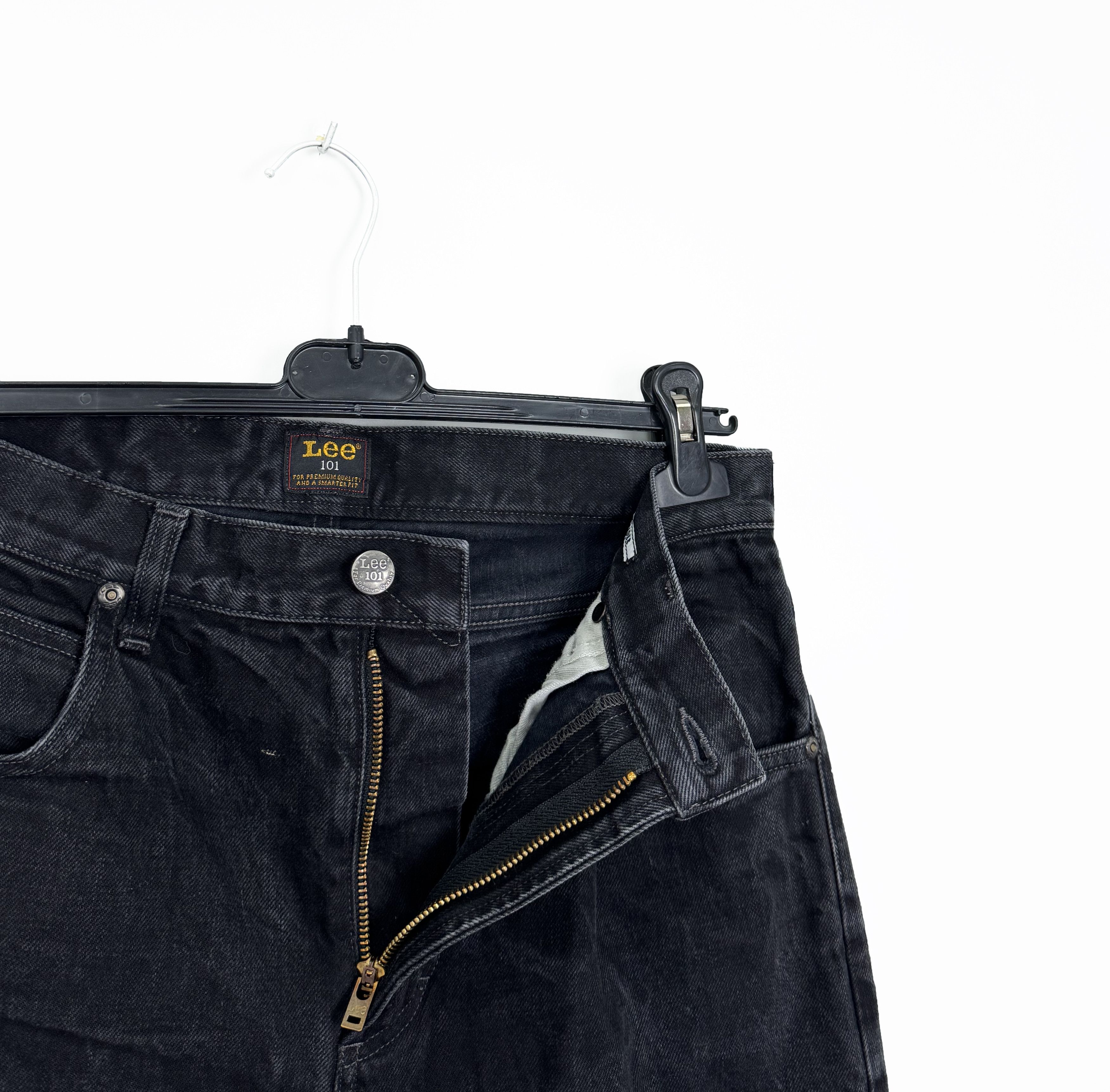 Lee Lee 101 Rider 13oz Blue Selvedge Washed Vintage Denim Size US 32 / EU 48 - 11 Thumbnail
