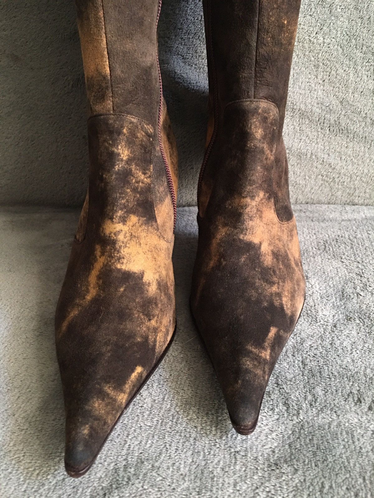 Le Silla Le Silla Leather Cognac Designer Boots EU 37.5 Size US 7.5 / IT 37.5 - 4 Thumbnail