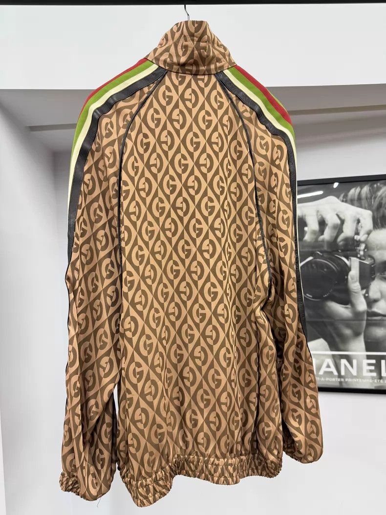 Gucci Gucci Khaki striped zipper jacket Size XS / US 0-2 / IT 36-38 - 3 Thumbnail