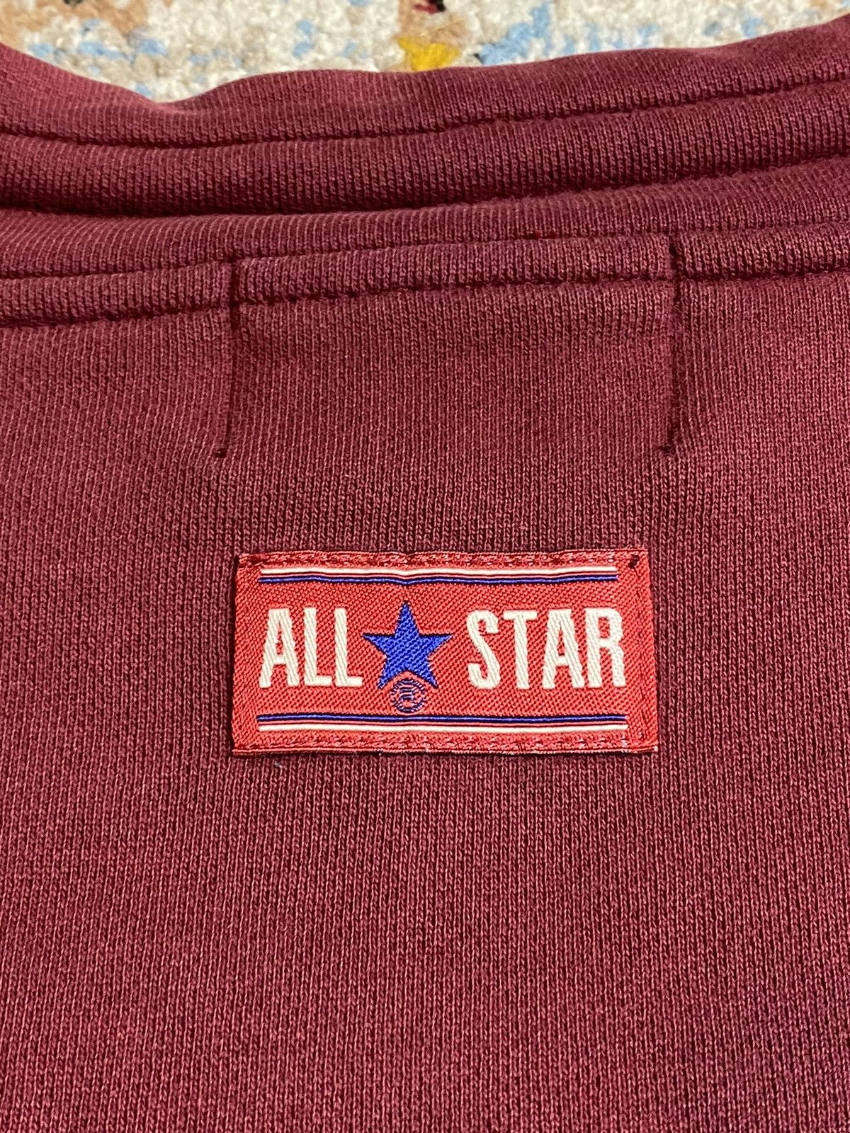 Converse × Vintage 90s Converse All Stars Pull up Round Neck Sweaters Jacket Size US L / EU 52-54 / 3 - 10 Thumbnail