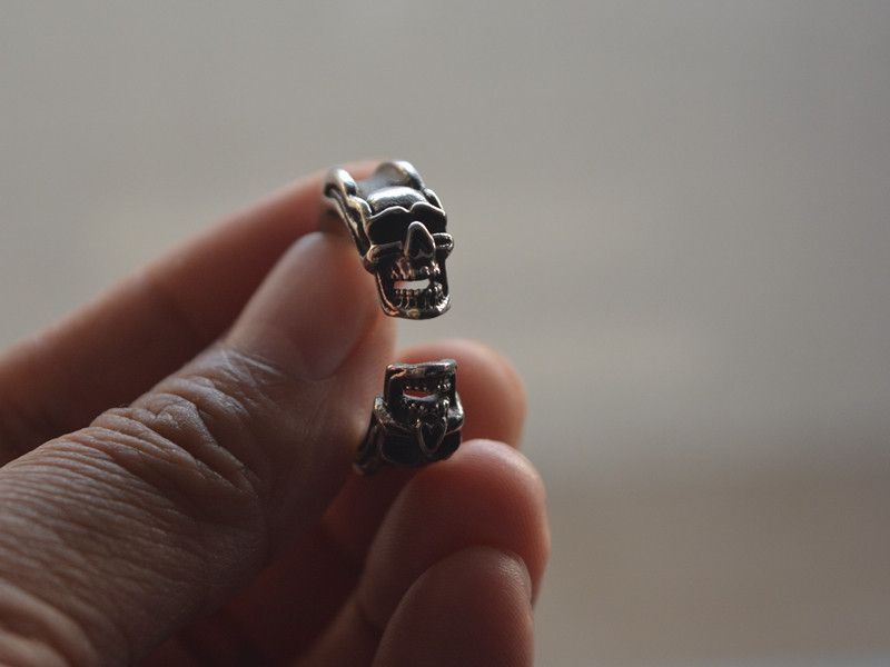 Jewelry Skull Matchless Jewelry Rings Chrome Ring (Size 7-13) Size ONE SIZE - 5 Thumbnail