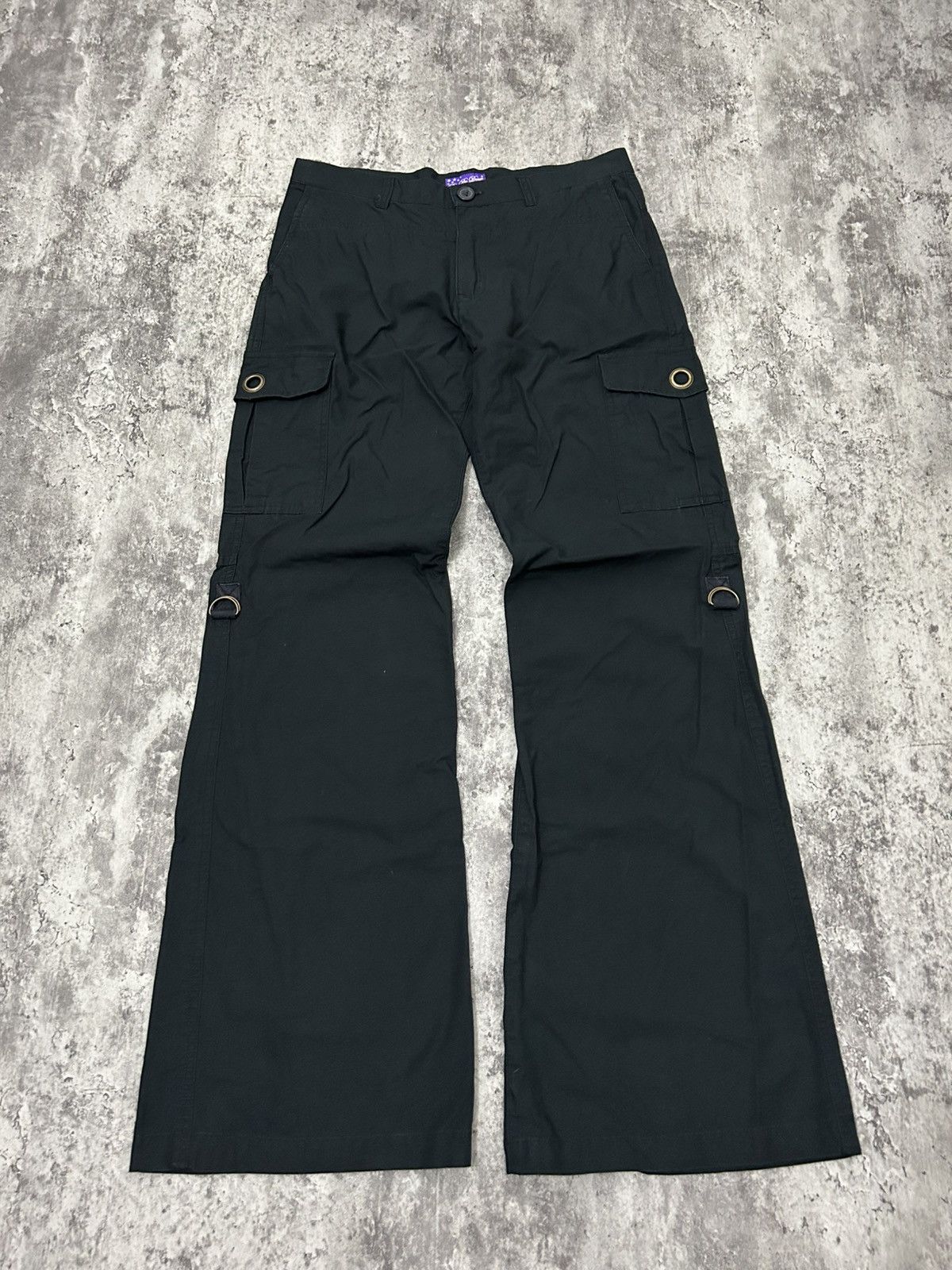 Hysteric Glamour Pas De Deux Cargo Ring Pocket Flare Pants Size US 30 / EU 46 - 2 Thumbnail