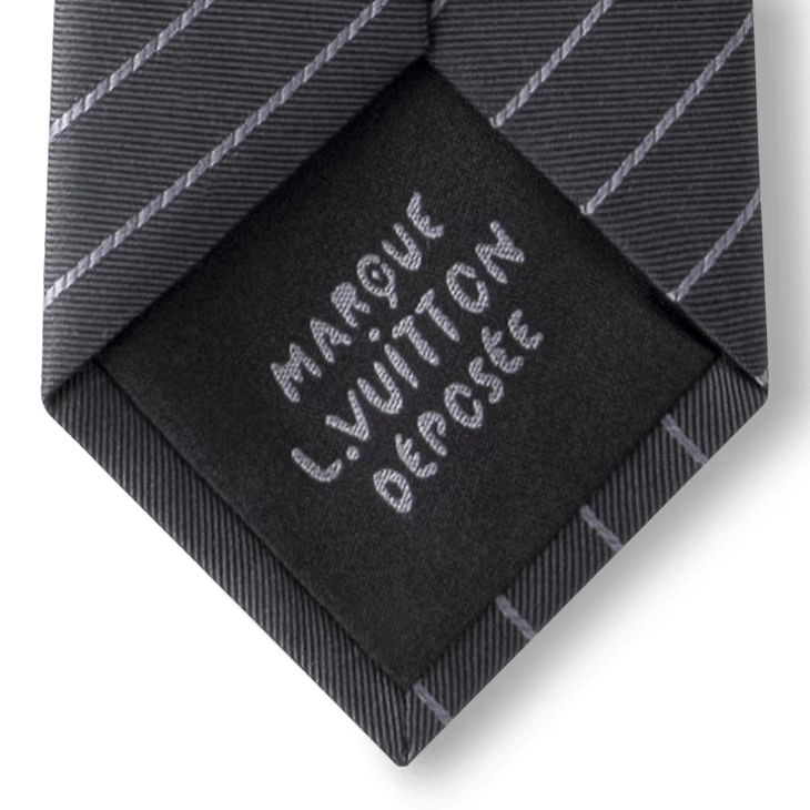 Louis Vuitton Monogram Pinstripes Tie - 148 x 7 cm Size ONE SIZE - 4 Thumbnail
