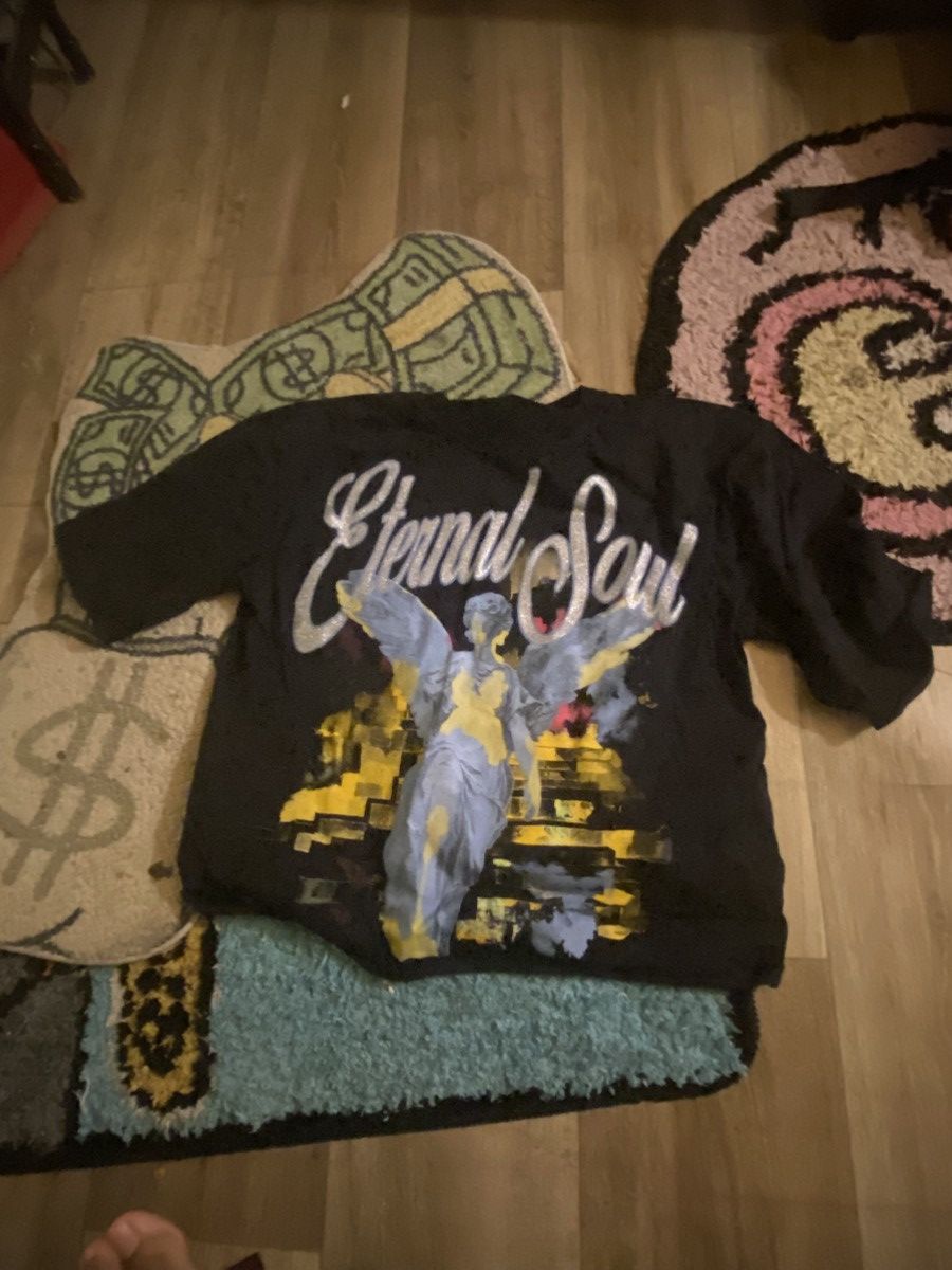 Other A black graphic tee with blue Size US S / EU 44-46 / 1 - 2 Thumbnail