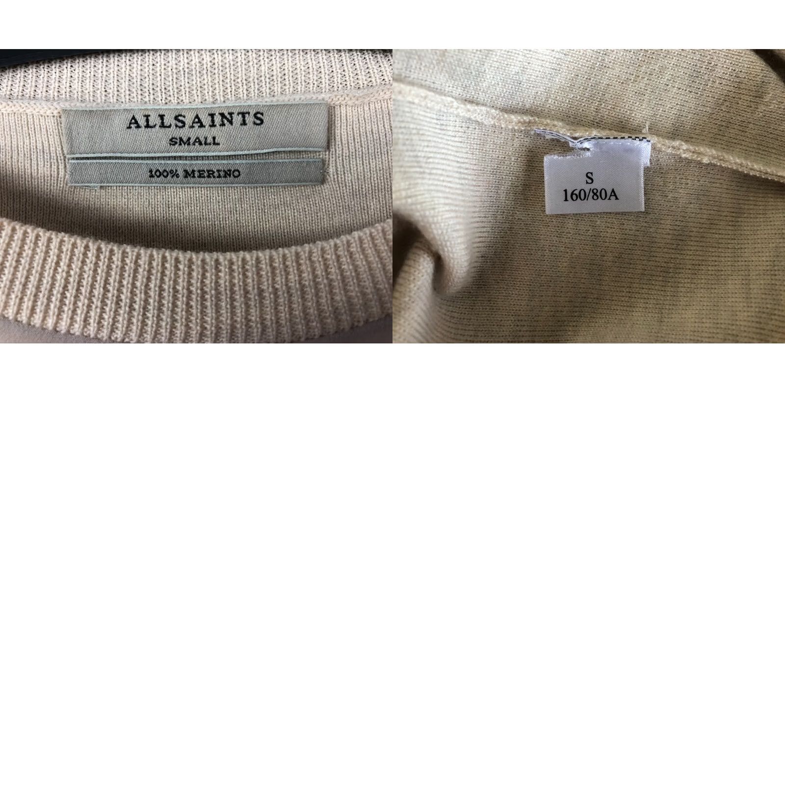 Allsaints New title: AllSaints Womens Asymmetric Layered Dress Size S Ivory Merino Wool 3/4 Sleeve Size S / US 4 / IT 40 - 8 Thumbnail