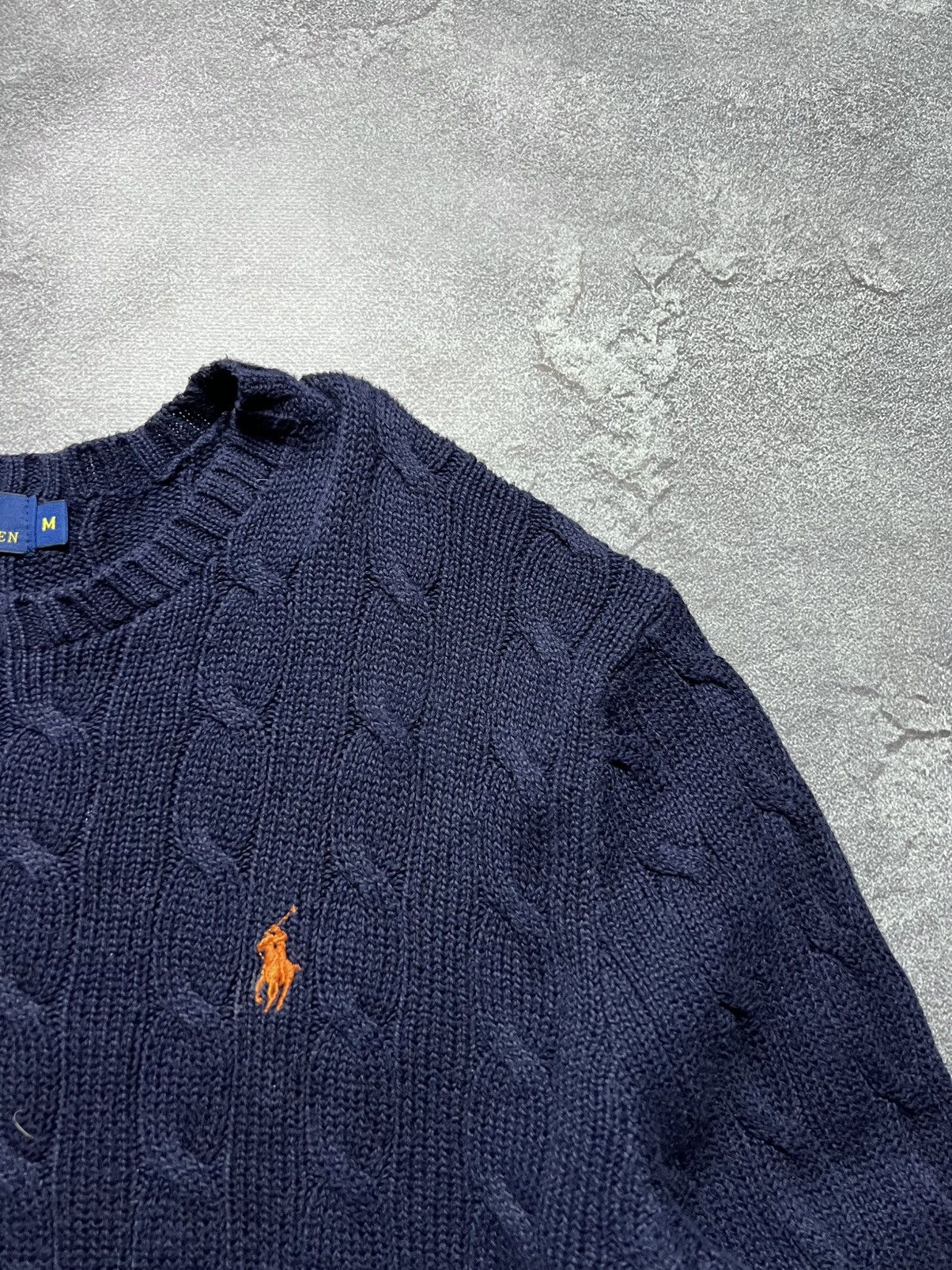 Polo Ralph Lauren Ralph Lauren Iconic Cable Argyle Knitted Sweater Chief Keef Size US M / EU 48-50 / 2 - 3 Thumbnail