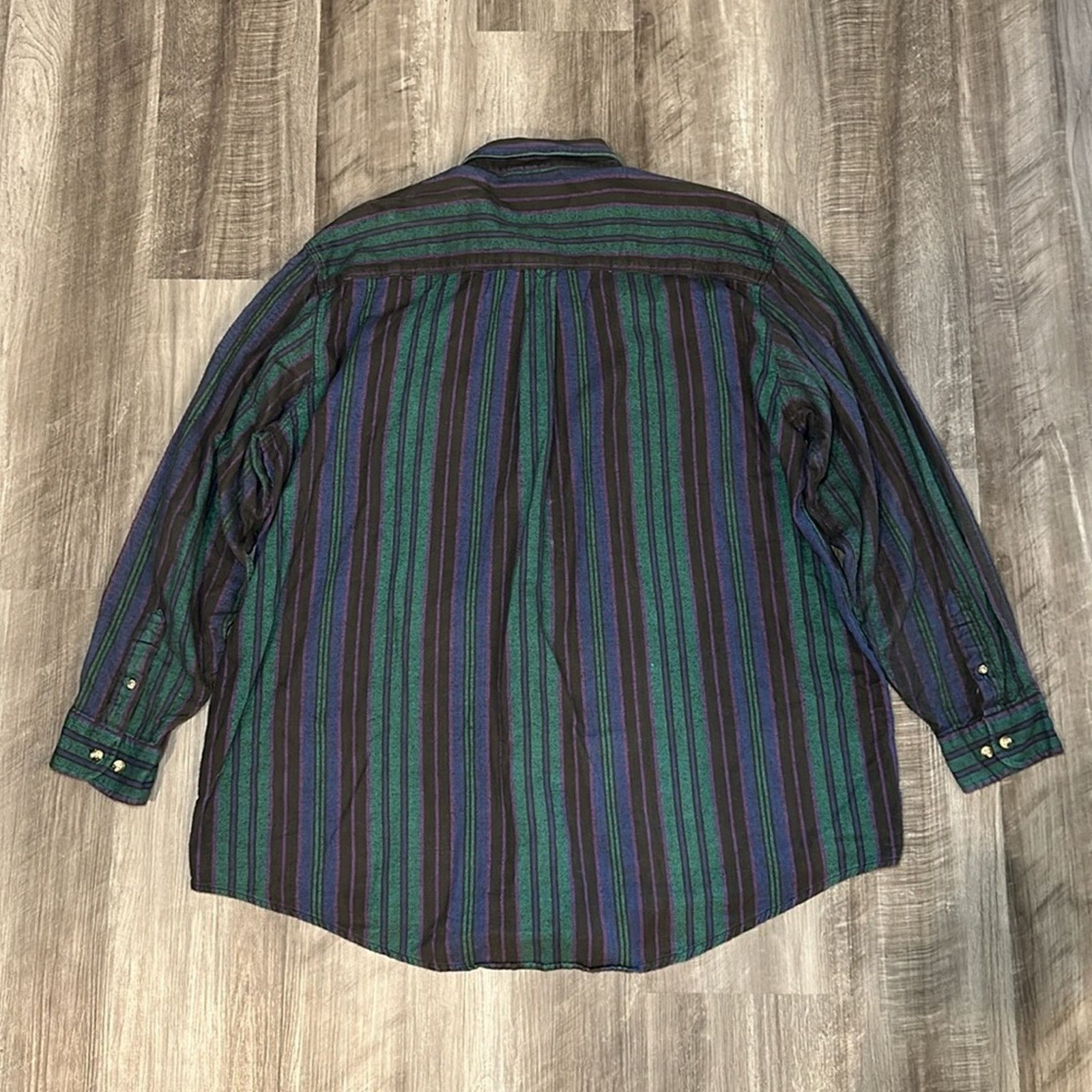 McGregor McGregor Classics Flannel Long Sleeve Button Down - 2XLT Size US XXL / EU 58 / 5 - 3 Thumbnail