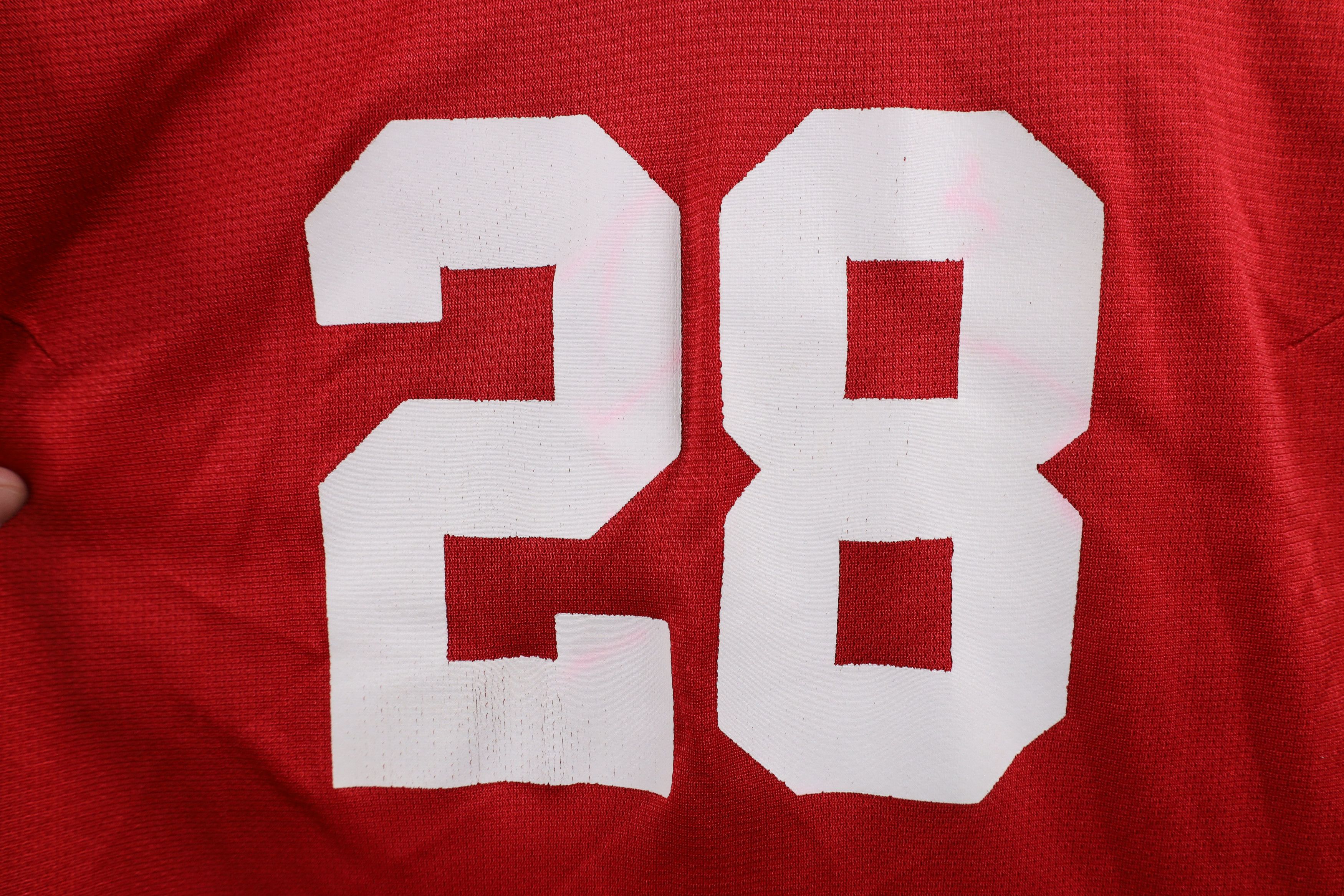 Nike × Vintage Vintage Nike Ohio State University Football Jersey Red Size L / US 10 / IT 46 - 8 Thumbnail