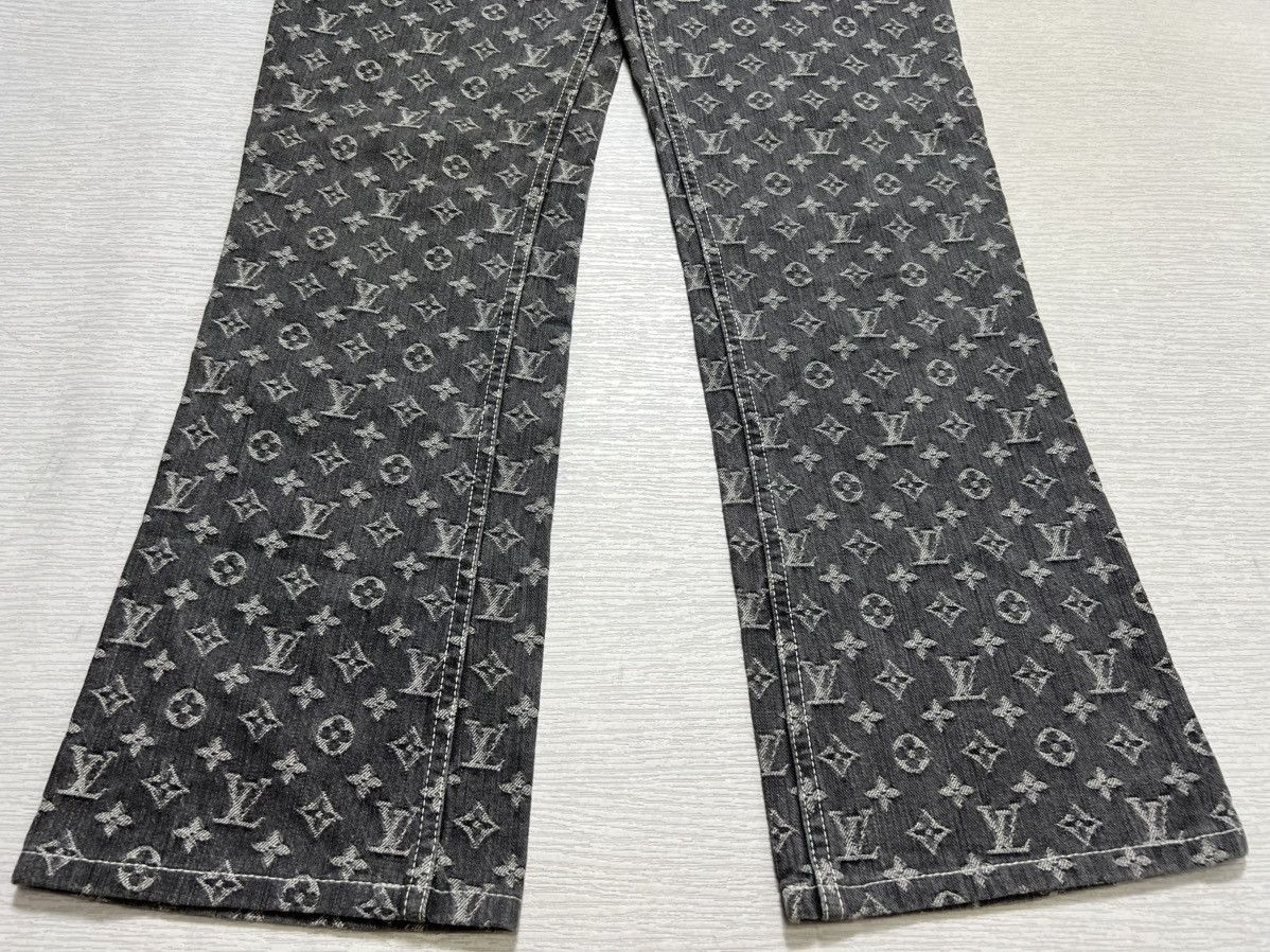 Louis Vuitton Louis Vuitton - Marc Jacobs - Jacquard Monogram Denim Jeans Size 28" / US 6 / IT 42 - 7 Thumbnail