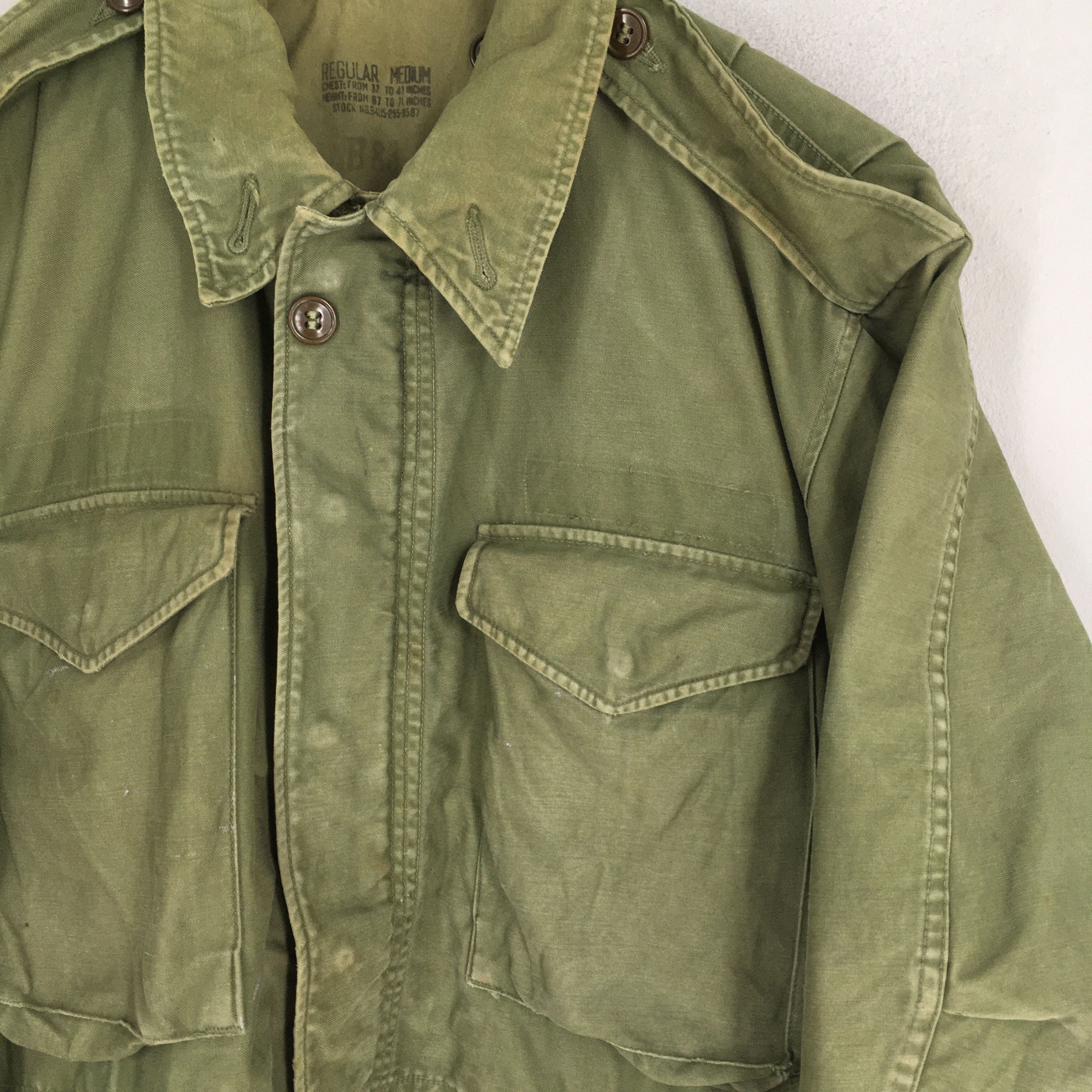 Alpha Industries Vintage 60's M-51 US Army Field Jacket Medium Size US M / EU 48-50 / 2 - 5 Thumbnail