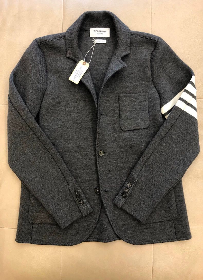 Thom Browne Thom Browne Wool knit jacket Size US S / EU 44-46 / 1 - 2 Thumbnail