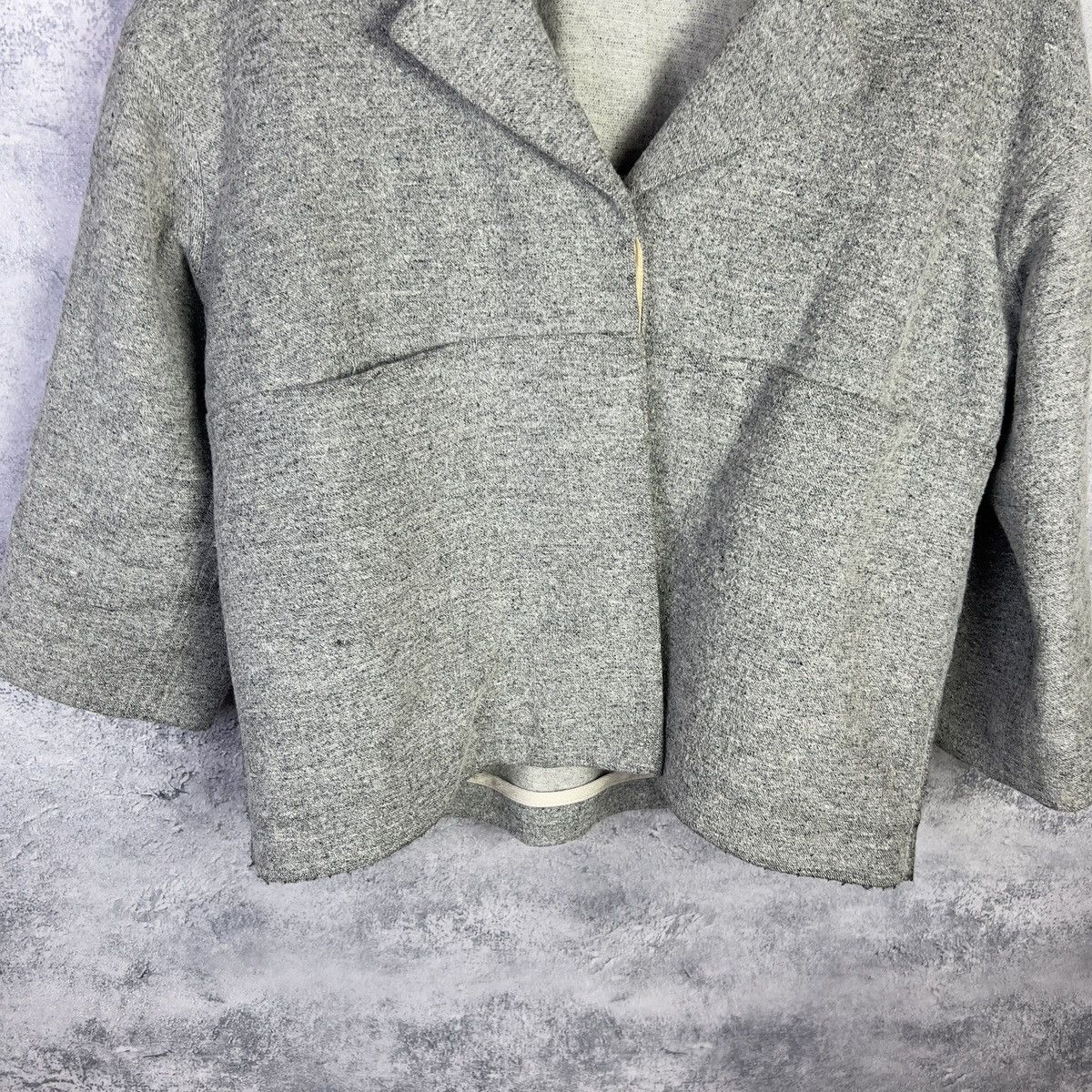 Other Toast Women’s Blazer Jacket Size 12 Gray Wool Long Sleeve’ Size XL / US 12-14 / IT 48-50 - 3 Thumbnail