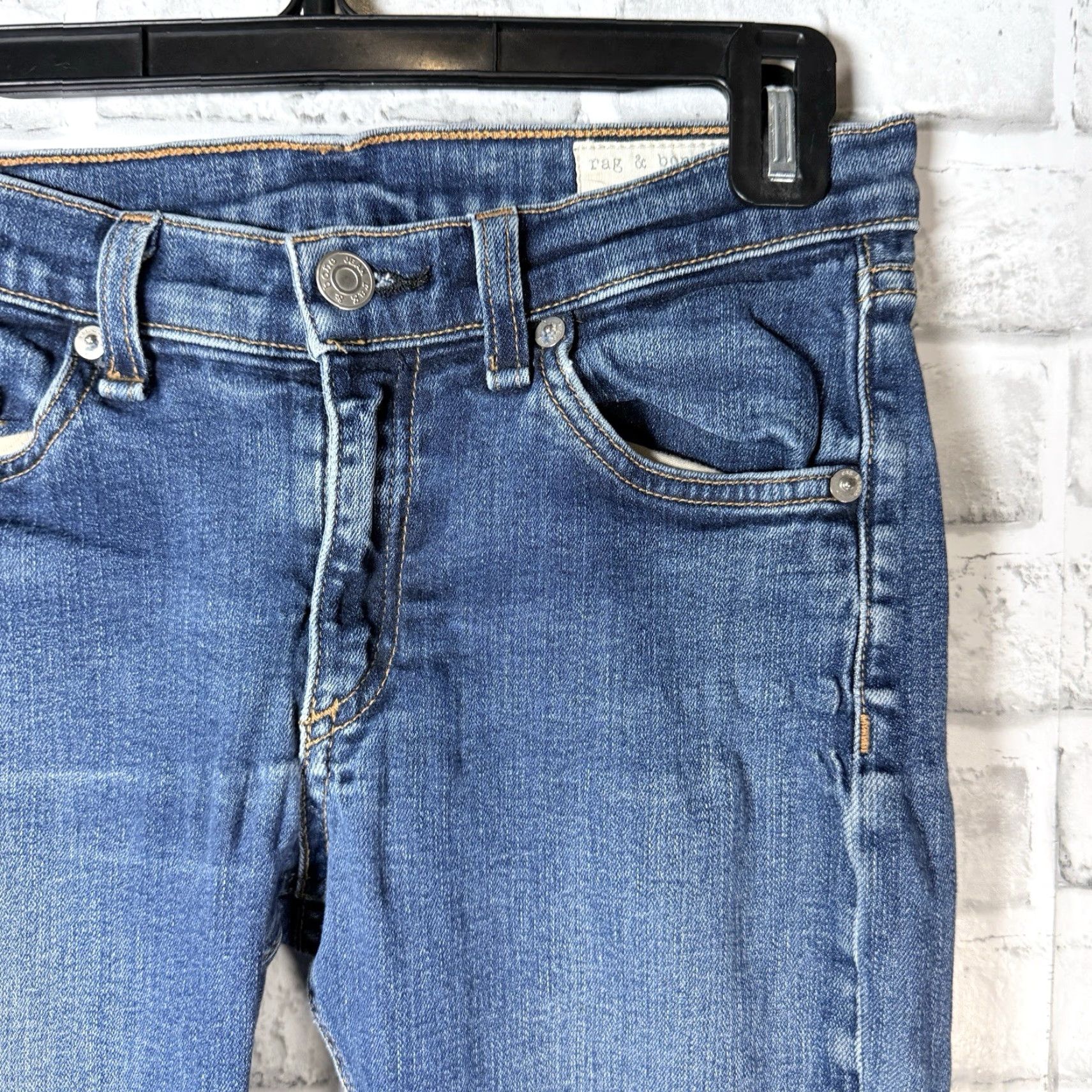 Rag & Bone Rag & Bone Jeans Skinny Denim Women 27x30 Adult Blue Casual Cotton 27 Womens Size 27" / US 4 / IT 40 - 2 Thumbnail