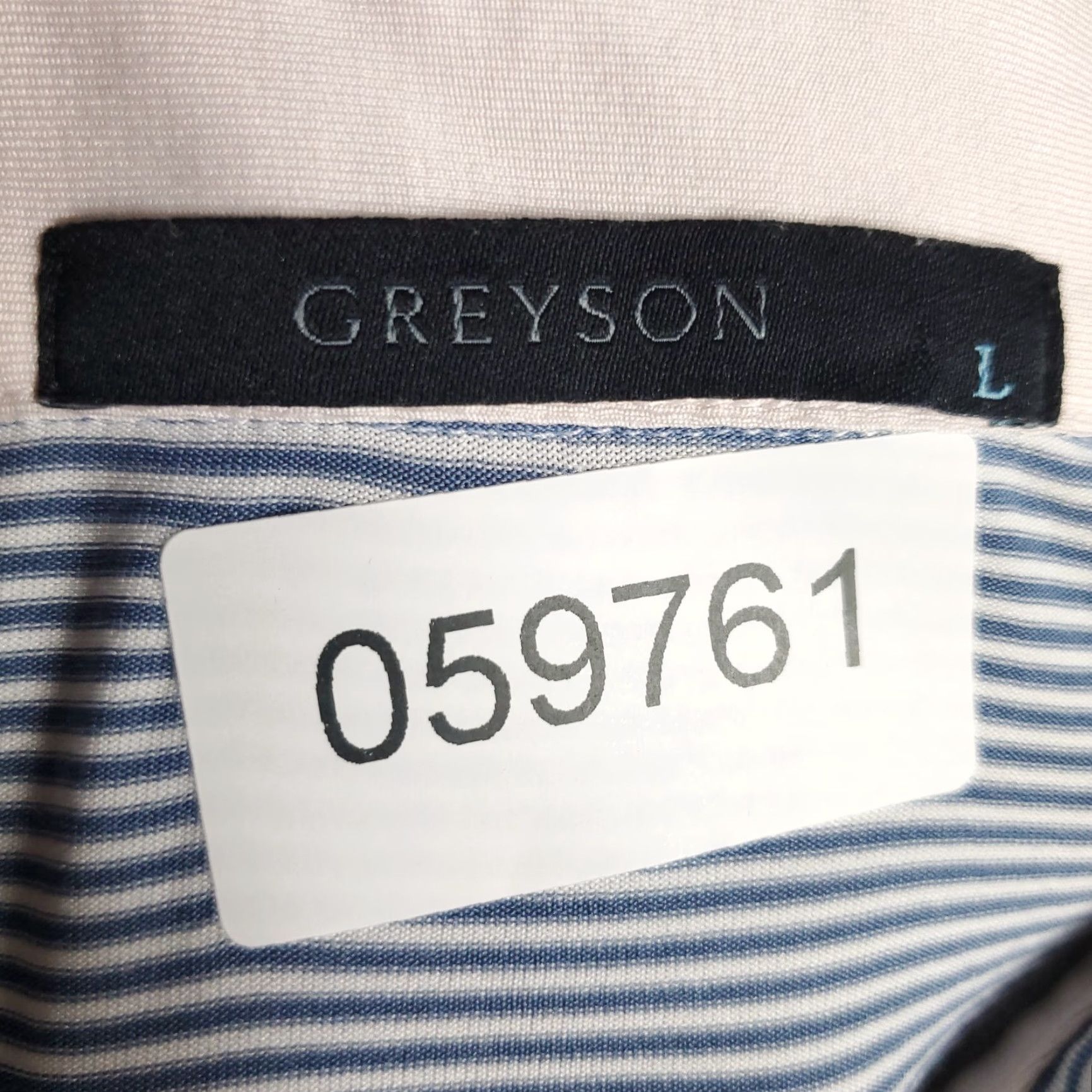 Vintage Greyson Polo Shirt Mens Large Blue Striped Casual Short Sleeve Activewear Size US L / EU 52-54 / 3 - 7 Thumbnail