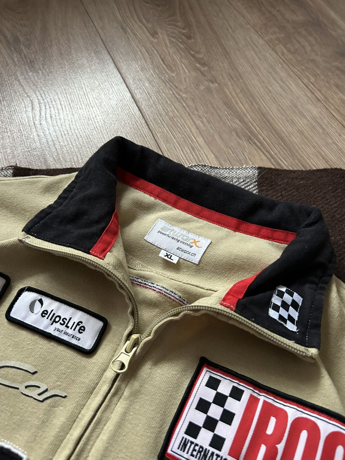 Vintage Vintage Champion Racing Audi zip-sweatshirt Iroc Size US XL / EU 56 / 4 - 5 Thumbnail