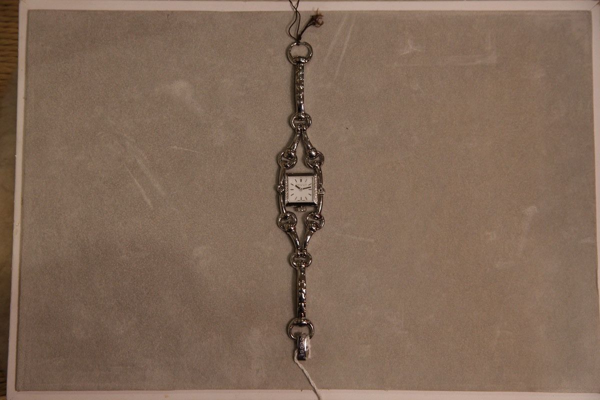 Gucci Vintage diamond Gucci horsebit watch Size ONE SIZE - 2 Thumbnail