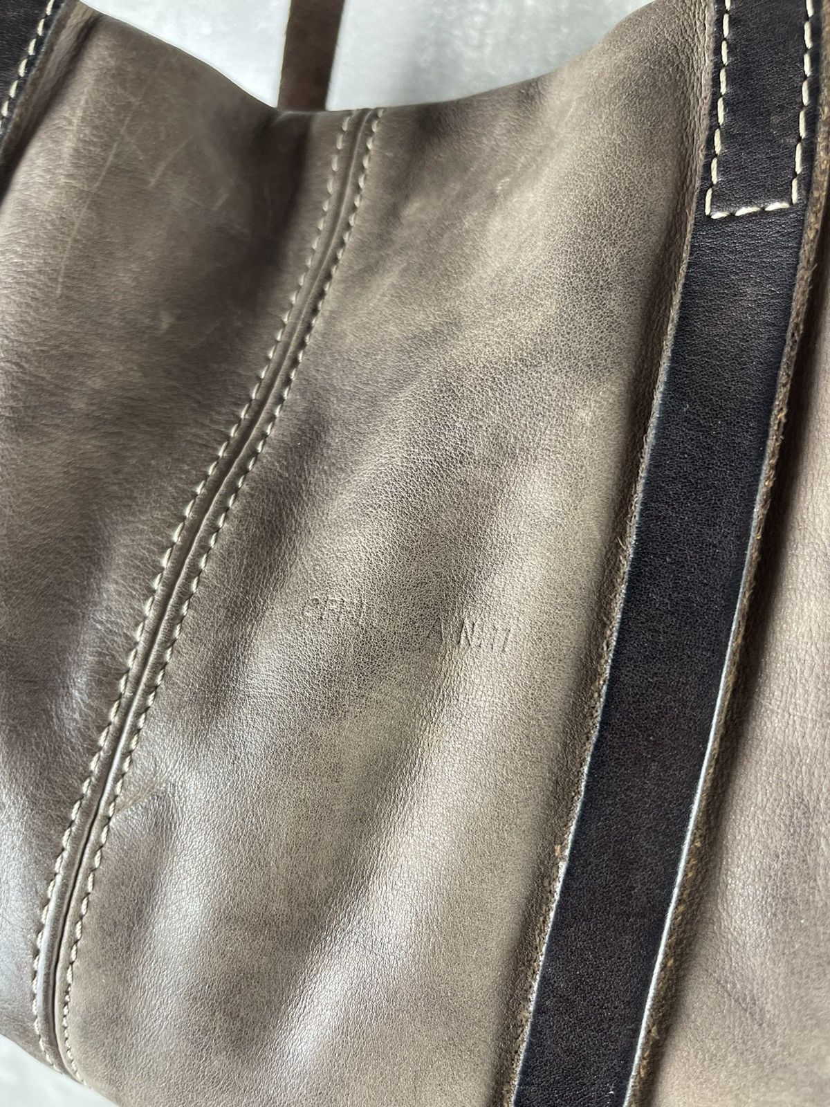 Genuine Leather Officine 11 Artisanal Handcraft Leather Shoulder Bag Size ONE SIZE - 8 Thumbnail