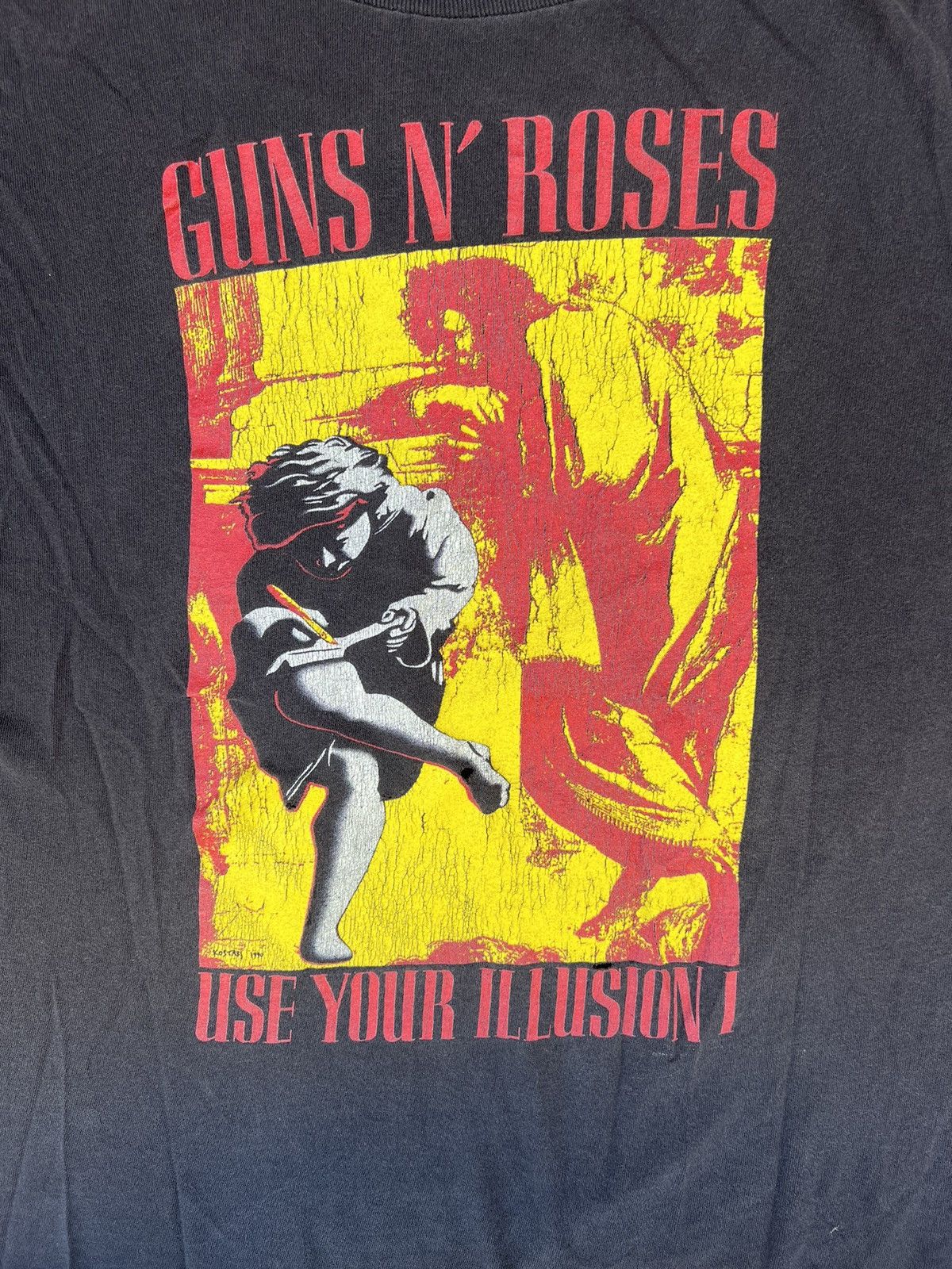 Vintage Vintage Single Stitch Guns N’ Roses “Use Your Illusion” Tee Size US L / EU 52-54 / 3 - 3 Thumbnail
