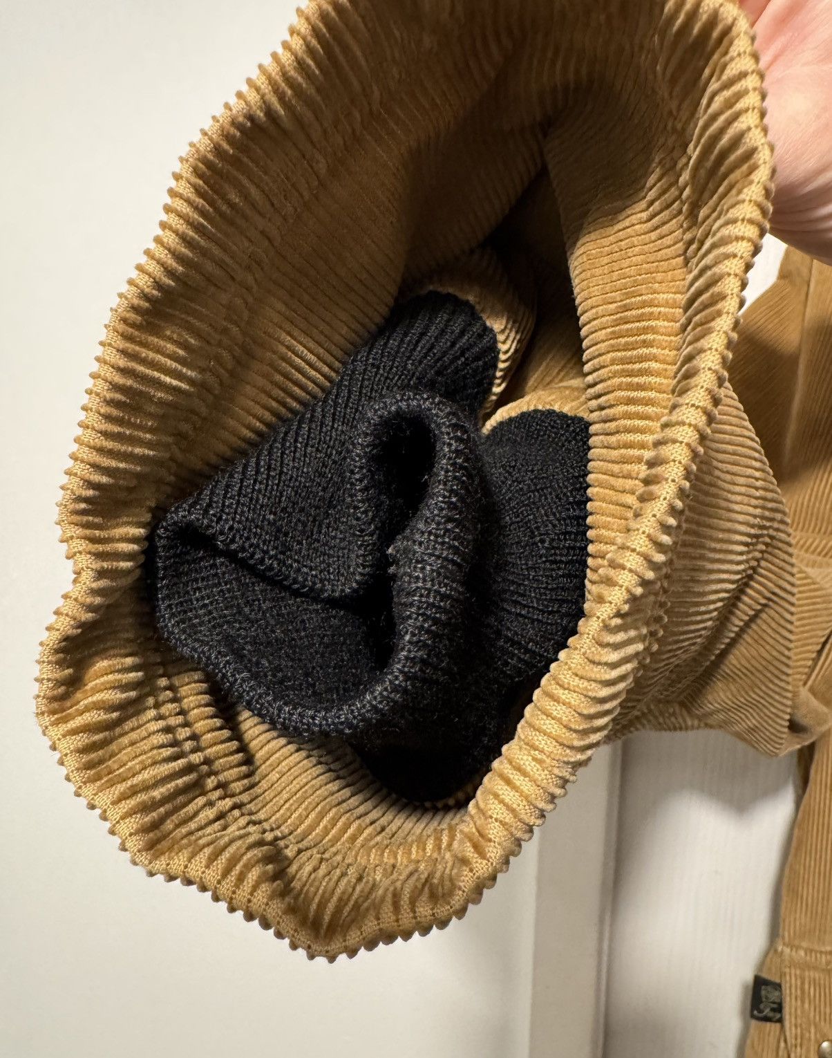 Fay Corduroy coat (Italian luxury designer Fay, Made for Ema) Size US XL / EU 56 / 4 - 6 Thumbnail