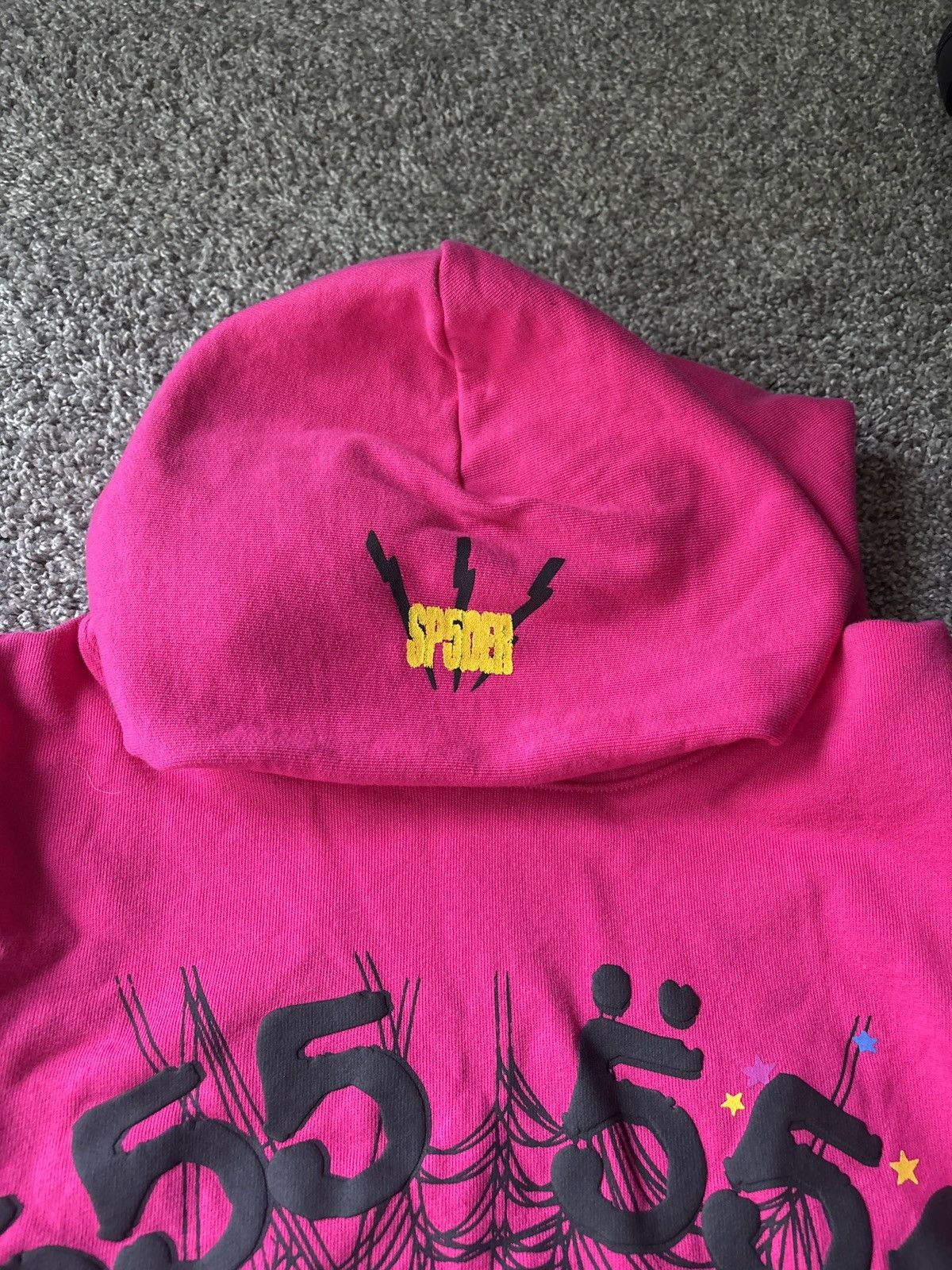 Sp5der Sp5der Pink Angel Number Hoodie Size US XXL / EU 58 / 5 - 6 Thumbnail