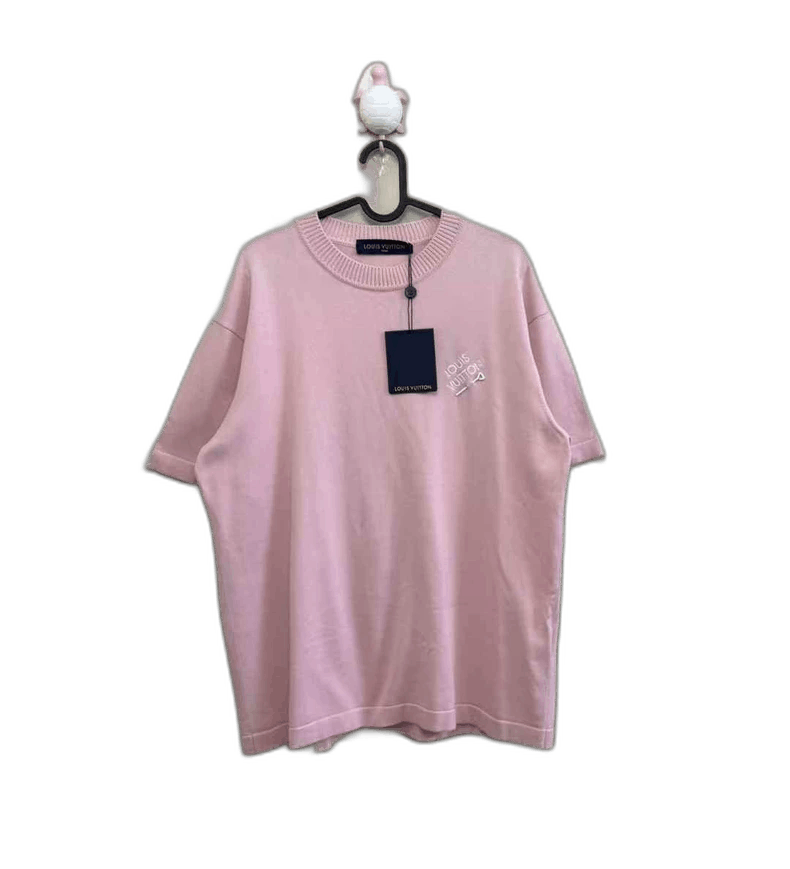 Louis Vuitton Louis Vuitton Pink Embroidered Short Sleeve Top- Size M / US 6-8 / IT 42-44 - 1 Thumbnail