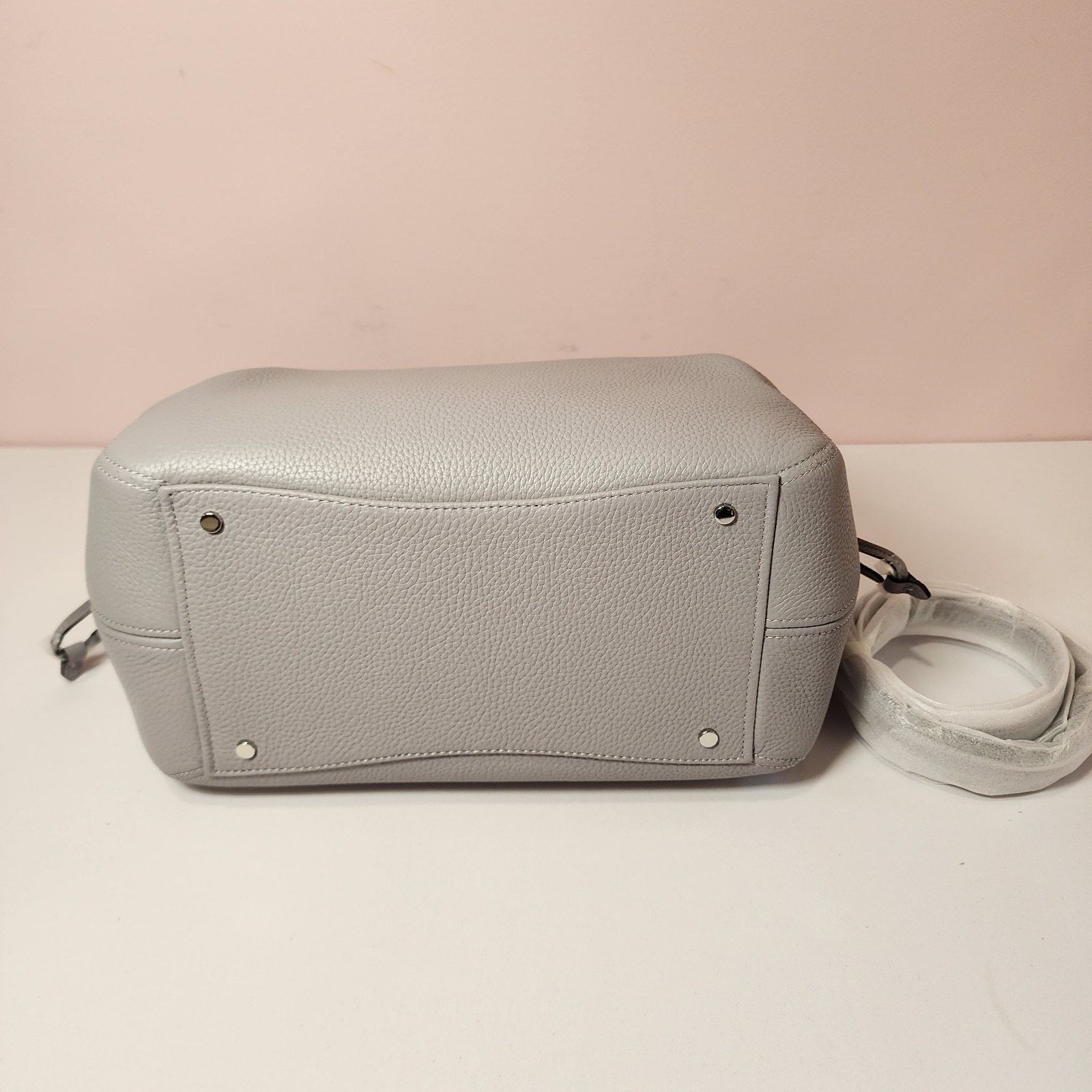 Kate Spade NWT KATE SPADE K8134 DUMPLING LARGE SATCHEL Mountain Grey Size ONE SIZE - 5 Thumbnail
