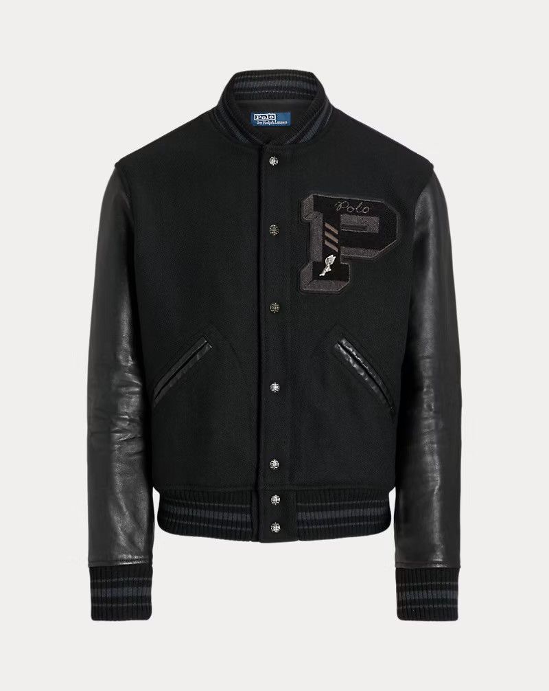 Polo Ralph Lauren Ralph Lauren Varsity Jacket Black XXL – New (without tags) Size US XXL / EU 58 / 5 - 3 Thumbnail