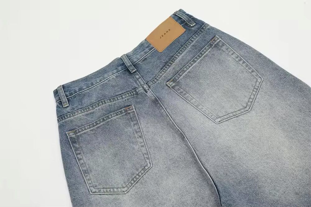 Japanese Brand × Vintage Silhouette Wide-leg jean Size US 27 - 8 Thumbnail