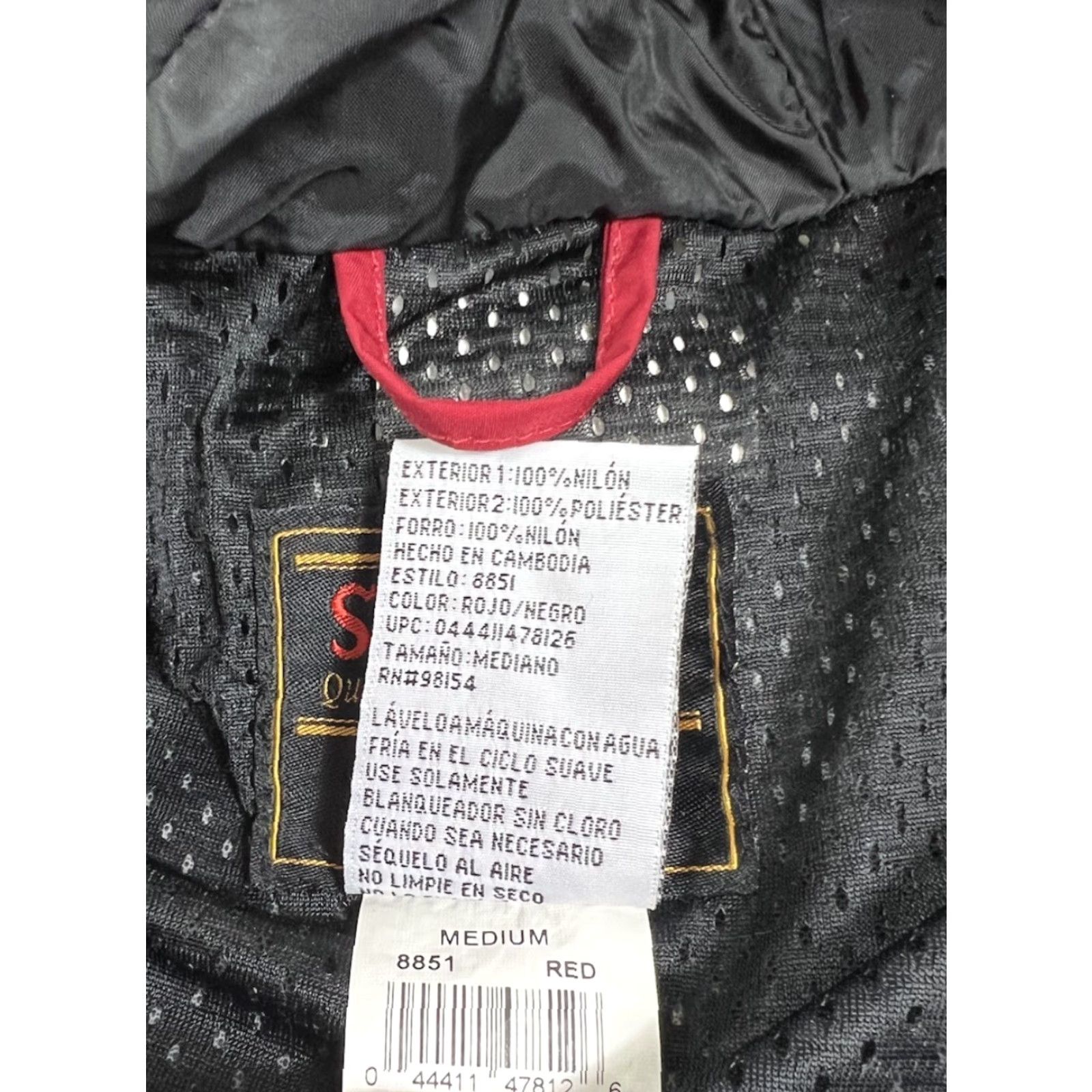 Rains Stearns Mens Rain Coat Jacket Drywear FLW Tour by Stearn Red Black Hooded M Size US M / EU 48-50 / 2 - 4 Thumbnail