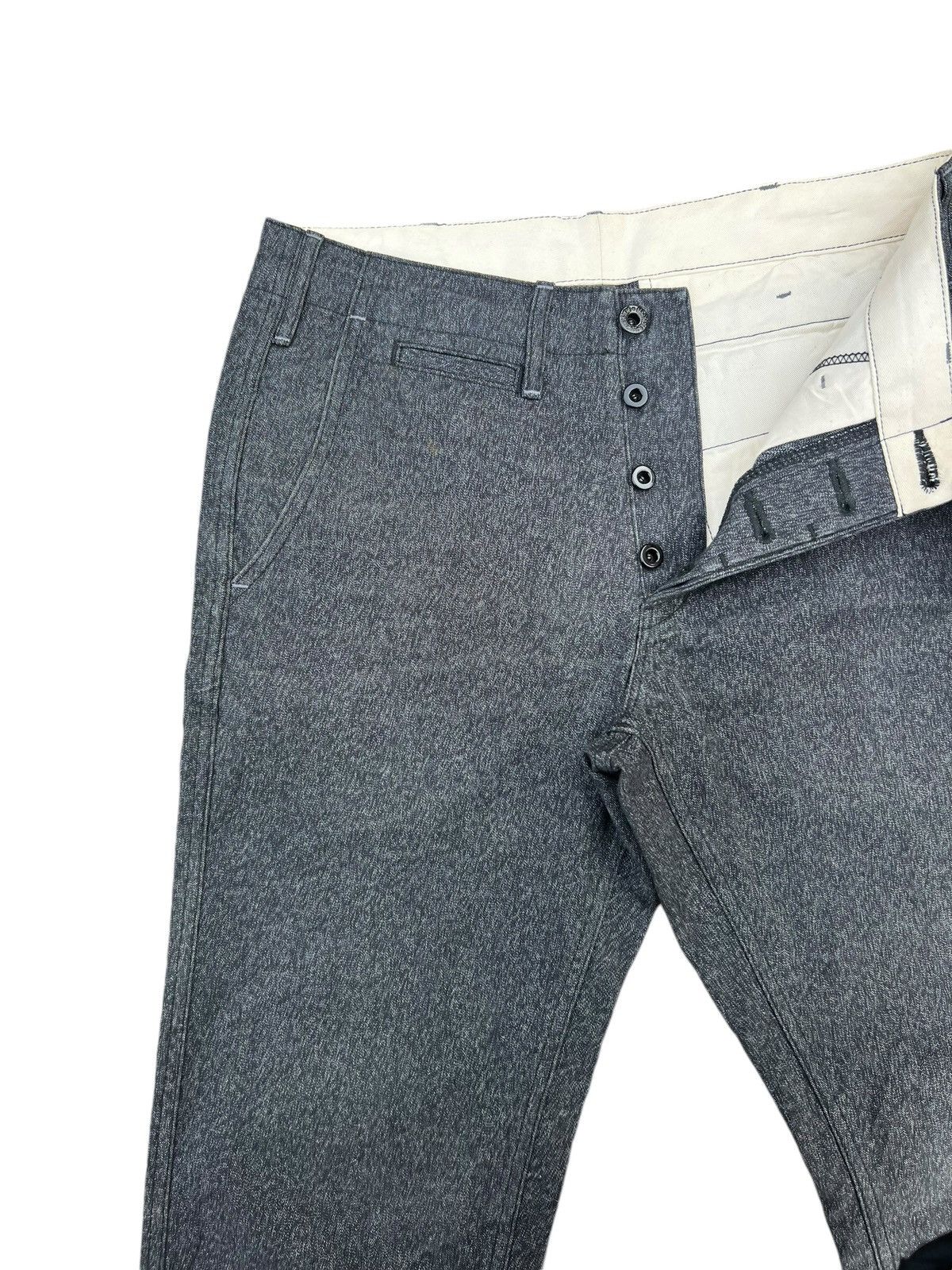 Burgus Plus Burgus Plus Hinoya Japan Fade Salt & Pepper Chinos Pant Size US 29 - 7 Thumbnail