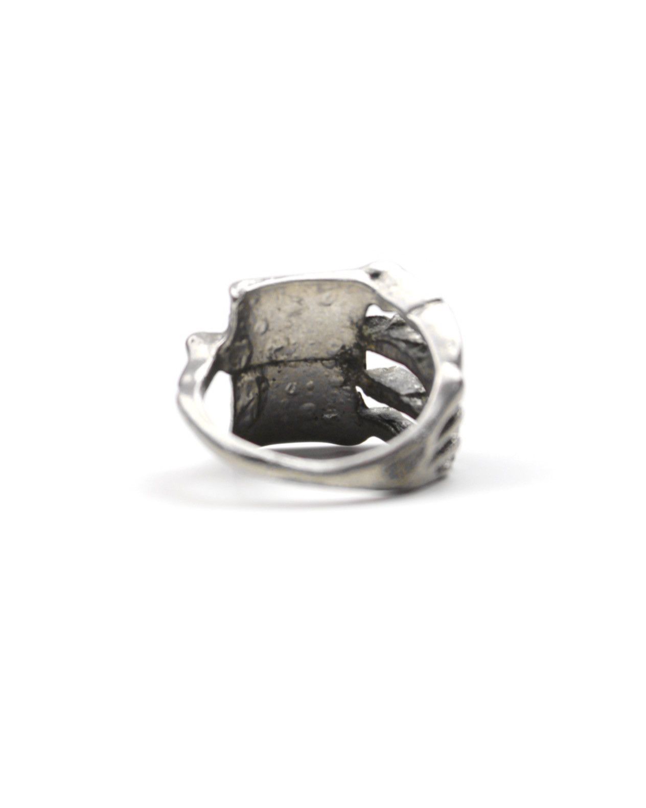 Japanese Brand 2000S JAPANESE MADE ♠ SKELETON HAND SPADE RING Size ONE SIZE - 4 Thumbnail