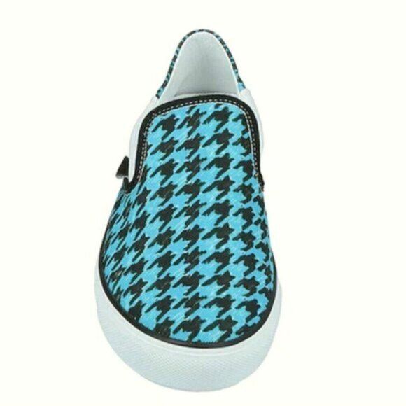 Vetements Vetements Baboush Slip On Sneakers Blue houndstooth canvas Size US 8 / IT 38 - 4 Thumbnail