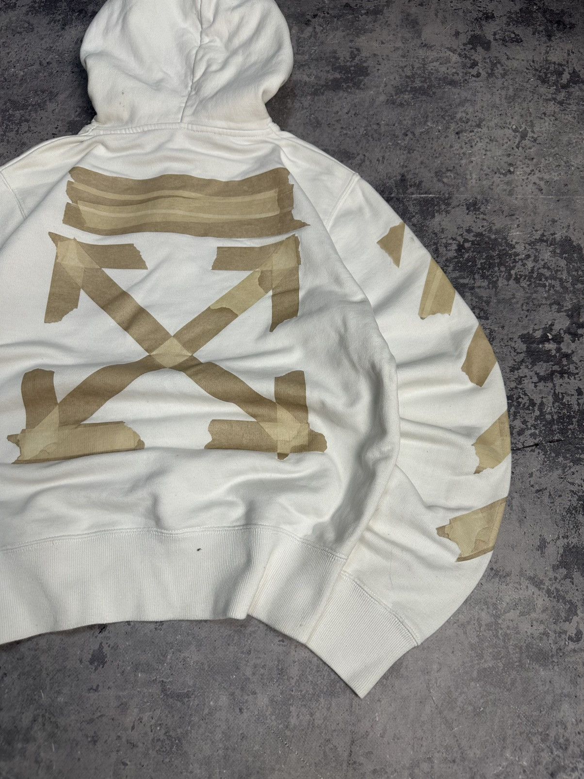 Off-White OFF-WHITE Tape Arrows Hoodie Size US S / EU 44-46 / 1 - 13 Thumbnail