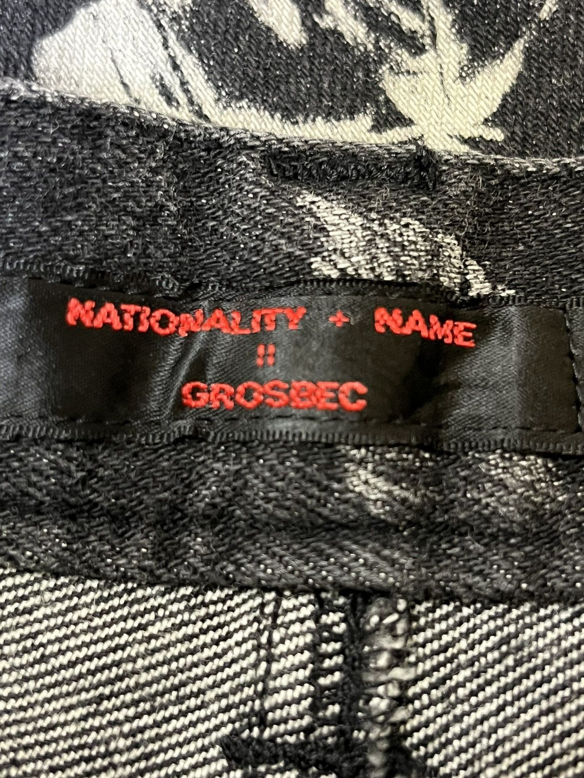 Japanese Brand VINTAGE NATIONALITY + NAME = GROSBEC FULLPRINT FLOWER JEANS Size US 32 / EU 48 - 18 Thumbnail