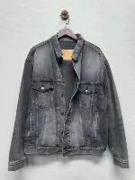 Balenciaga Balenciaga logo on the back of the denim jacket-2506 Size US S / EU 44-46 / 1 - 1 Thumbnail