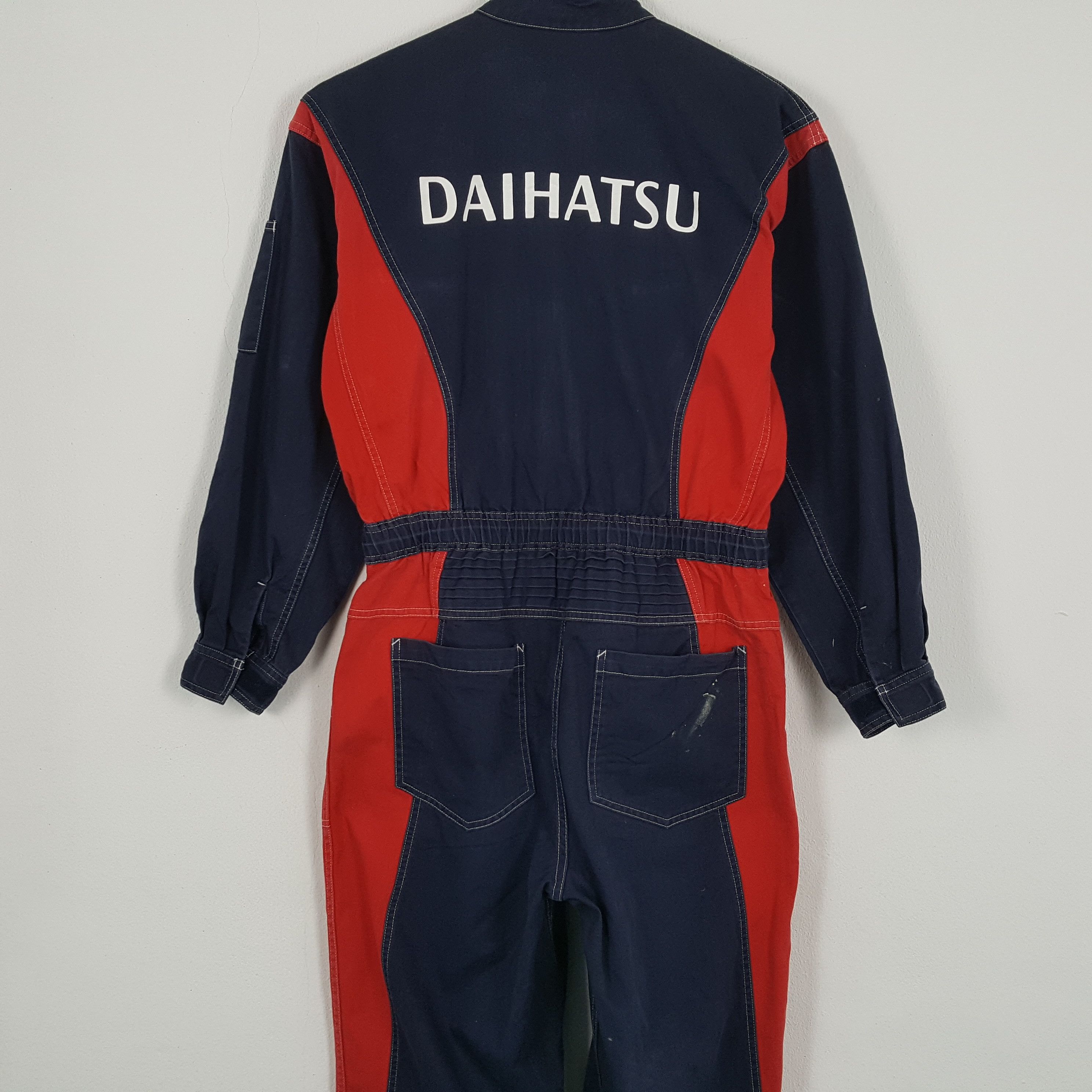 Vintage DAIHATSU Japanese Motorsports Workwear Coverall Jacket Size US XL / EU 56 / 4 - 2 Thumbnail