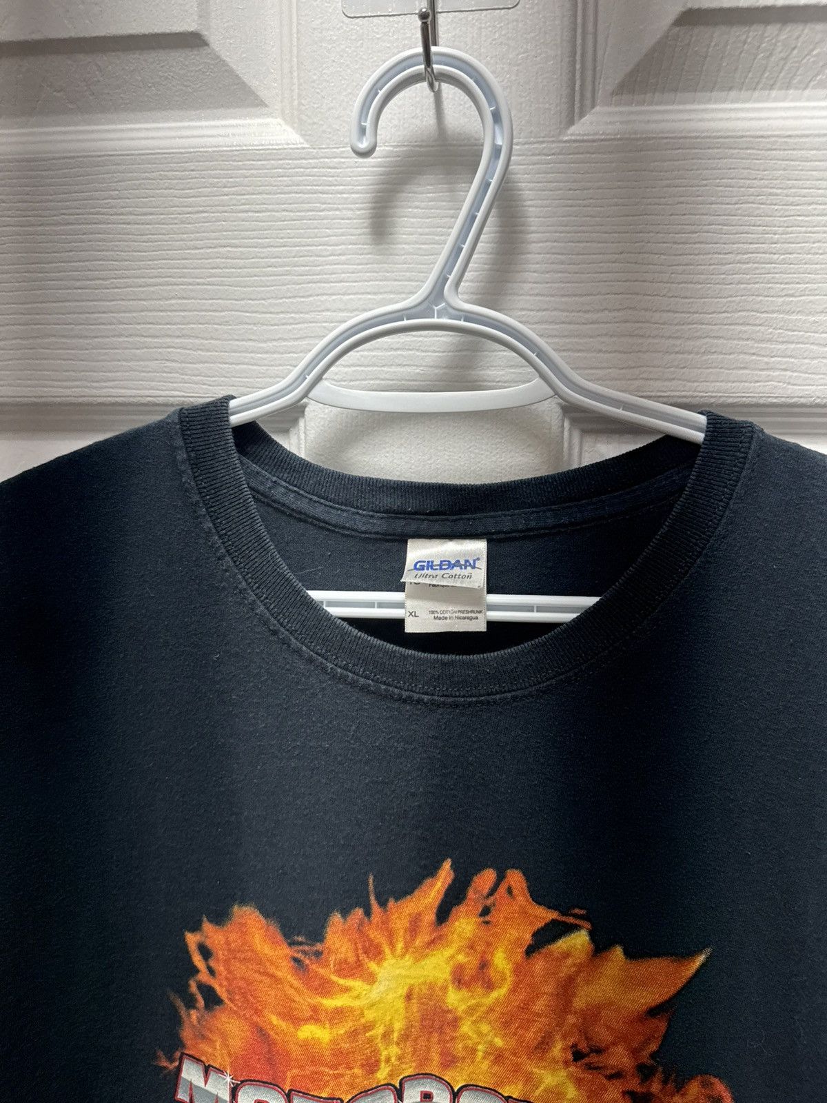 Gildan Gildan Motorcycle Vintage Fire Flame Atlantic Graphic Size US XL / EU 56 / 4 - 3 Thumbnail
