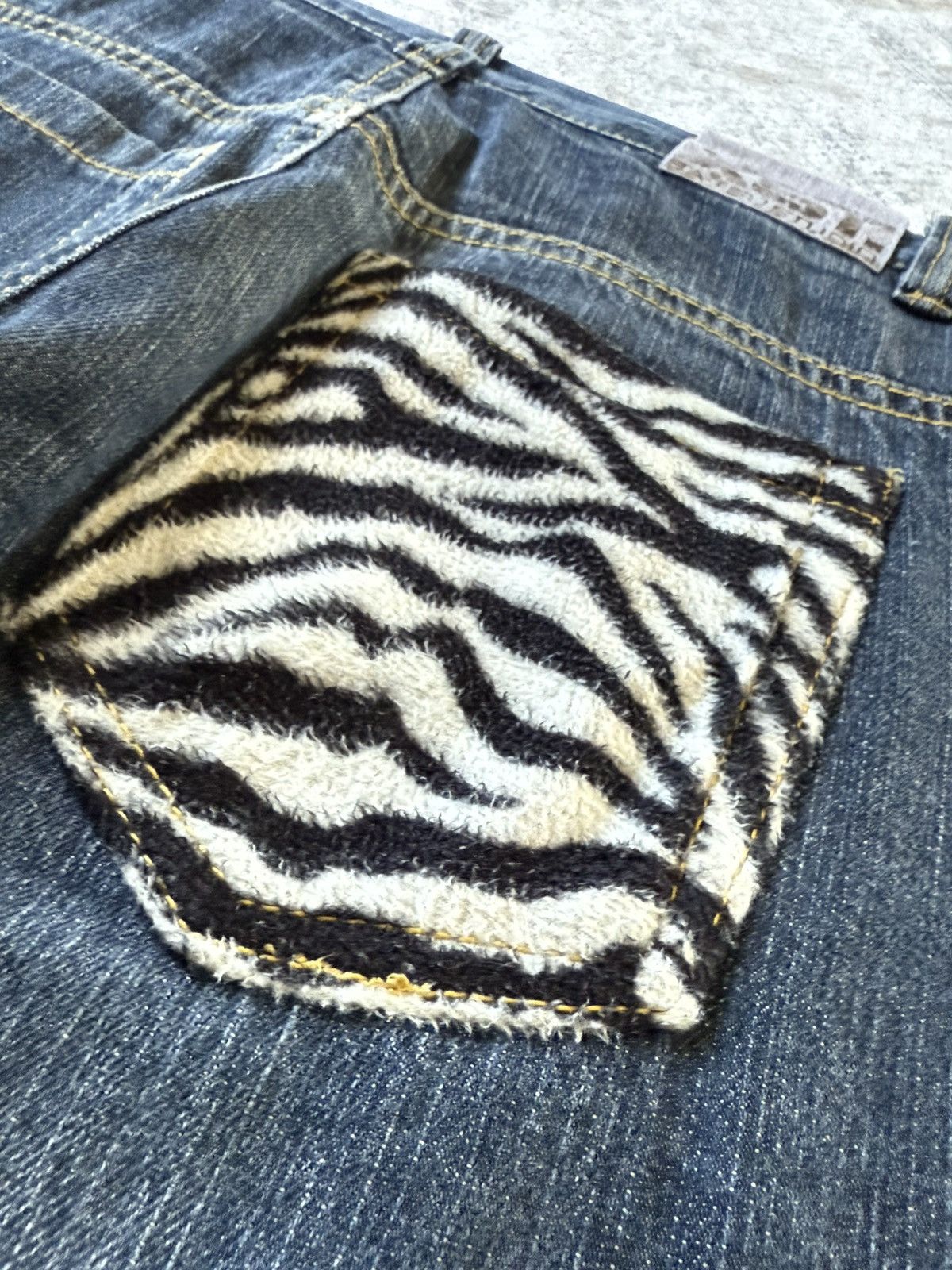 Japanese Brand Ba-Tsu Studio Japan Poems Chaotic Skull Jeans Size US 28 / EU 44 - 17 Thumbnail