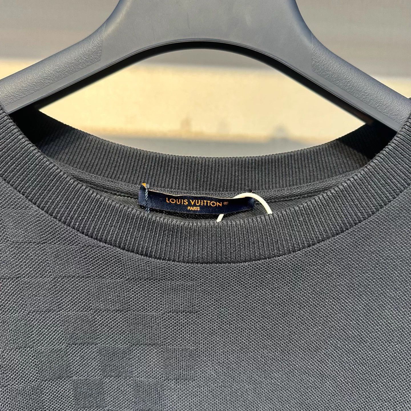 Louis Vuitton Louis Vuitton Navy Color Blocked Damier Short Sleeve XL New Size US XL / EU 56 / 4 - 2 Thumbnail