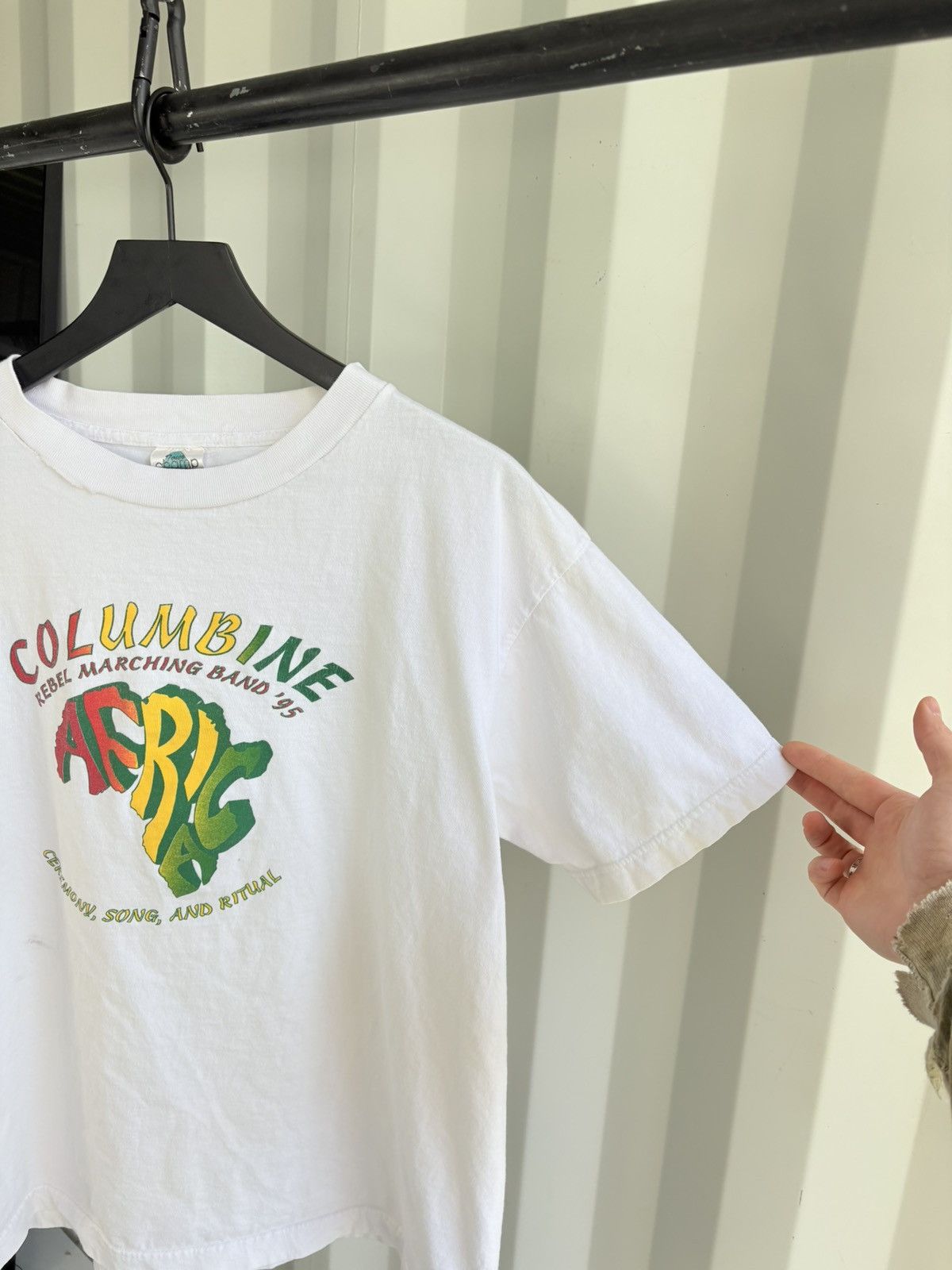 Vintage Thrashed Columbine Distressed Sun Faded ERD GRUNGE Band Size US XL / EU 56 / 4 - 2 Thumbnail