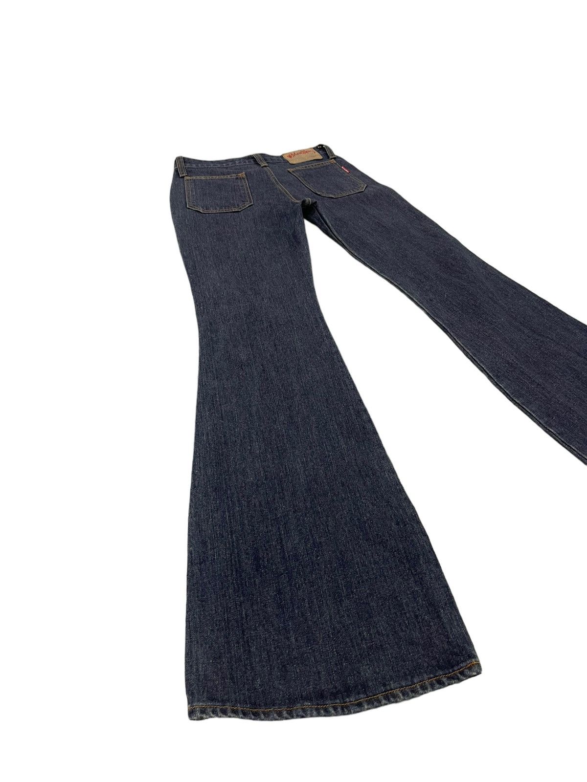 Japanese Brand Flare Jeans Blue Way Japan Distress Bell Bottom 7🟦5 Size US 28 / EU 44 - 11 Thumbnail