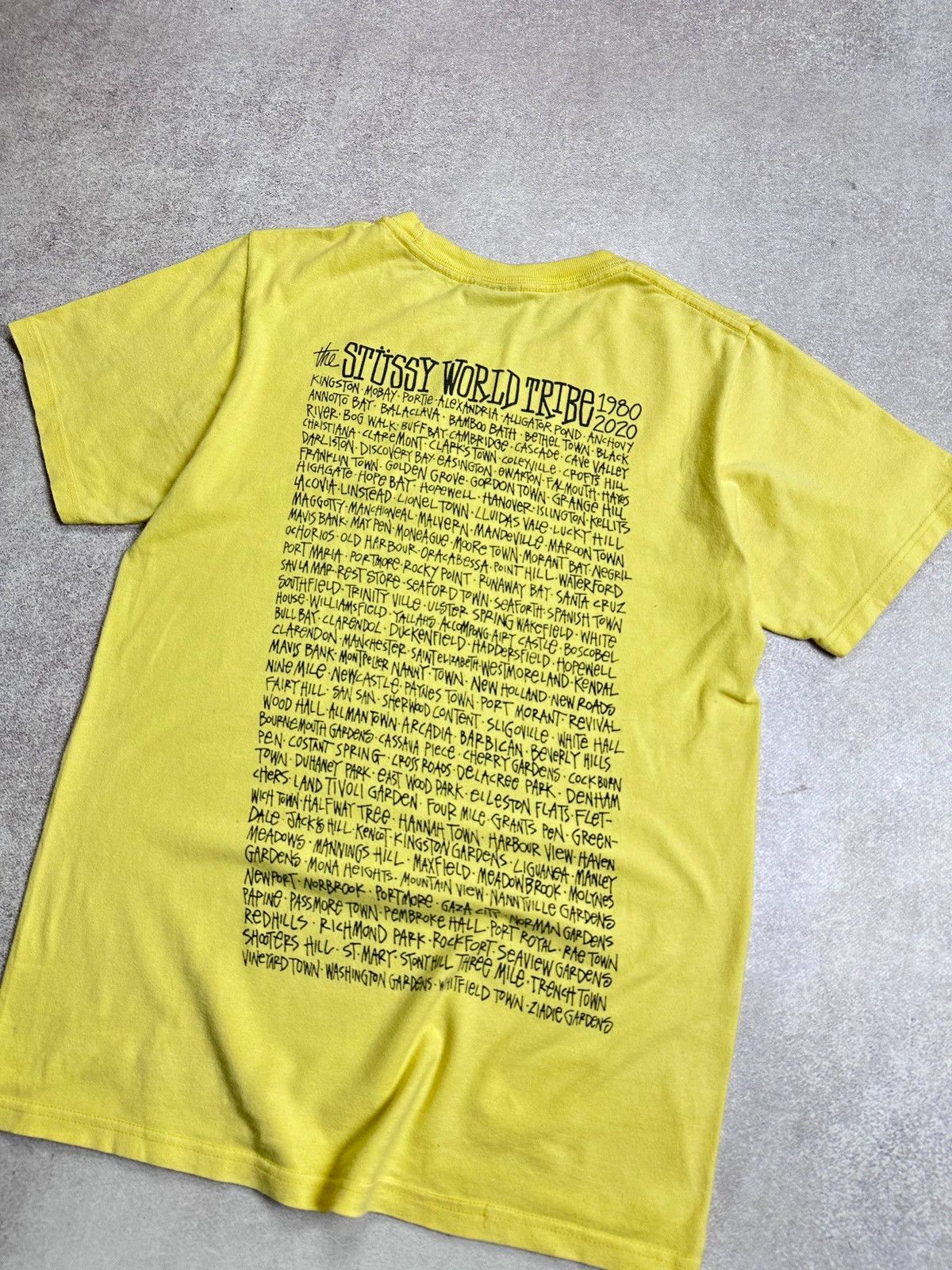 Stussy Vintage Stussy Jamaica Worldwide Tripe T-shirt S Size US S / EU 44-46 / 1 - 2 Thumbnail