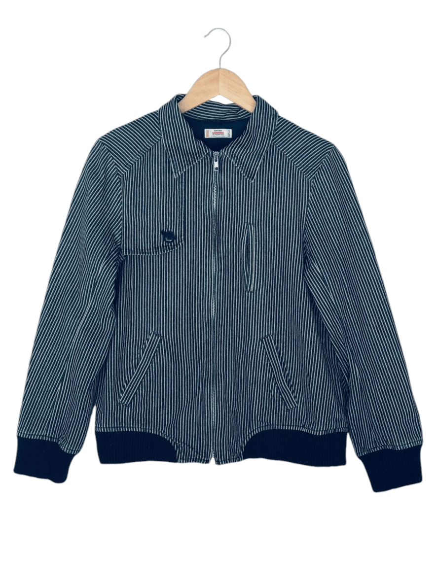 Japanese Brand Vintage Saburoku Hickory Stripe Jacket Size US M / EU 48-50 / 2 - 1 Thumbnail