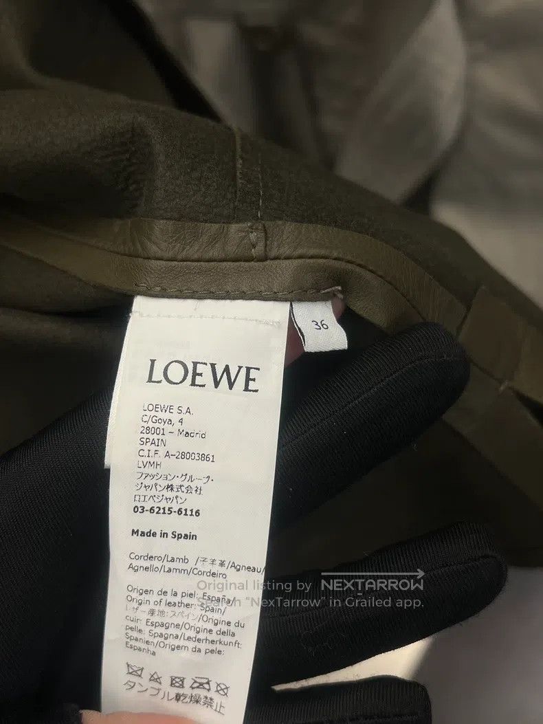 Loewe Loewe Leather Jacket Coat Size XS / US 0-2 / IT 36-38 - 5 Thumbnail