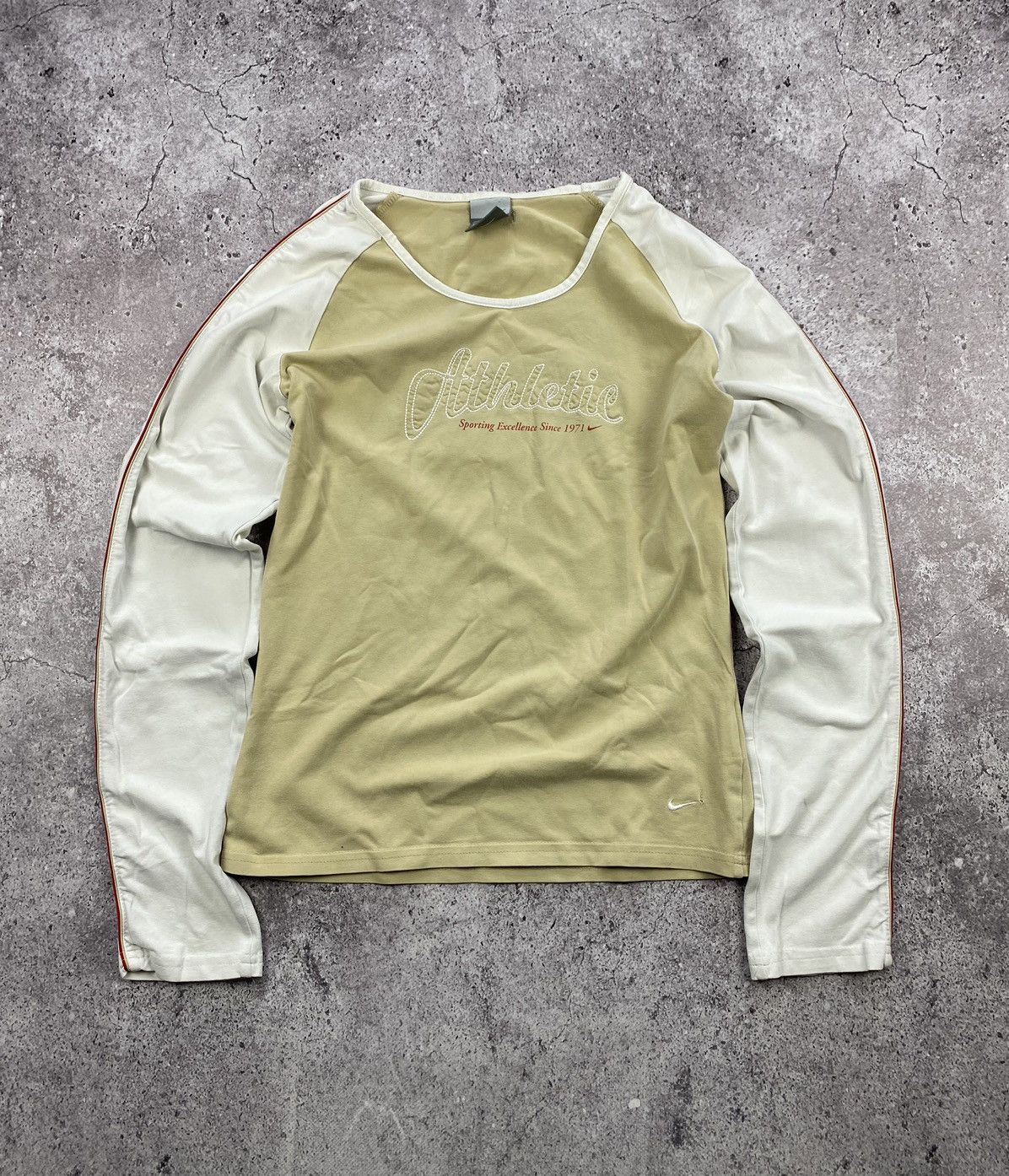 Nike Hype Nike Athletic West Limited Issue distressed Longsleeve Size L / US 10 / IT 46 - 2 Thumbnail